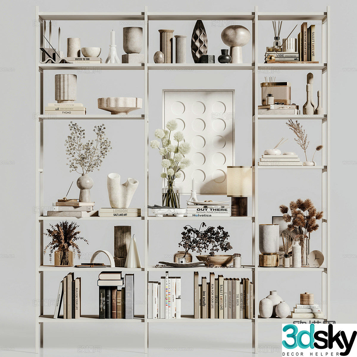 New Chinese style decorative frame ornament ornament 3D model