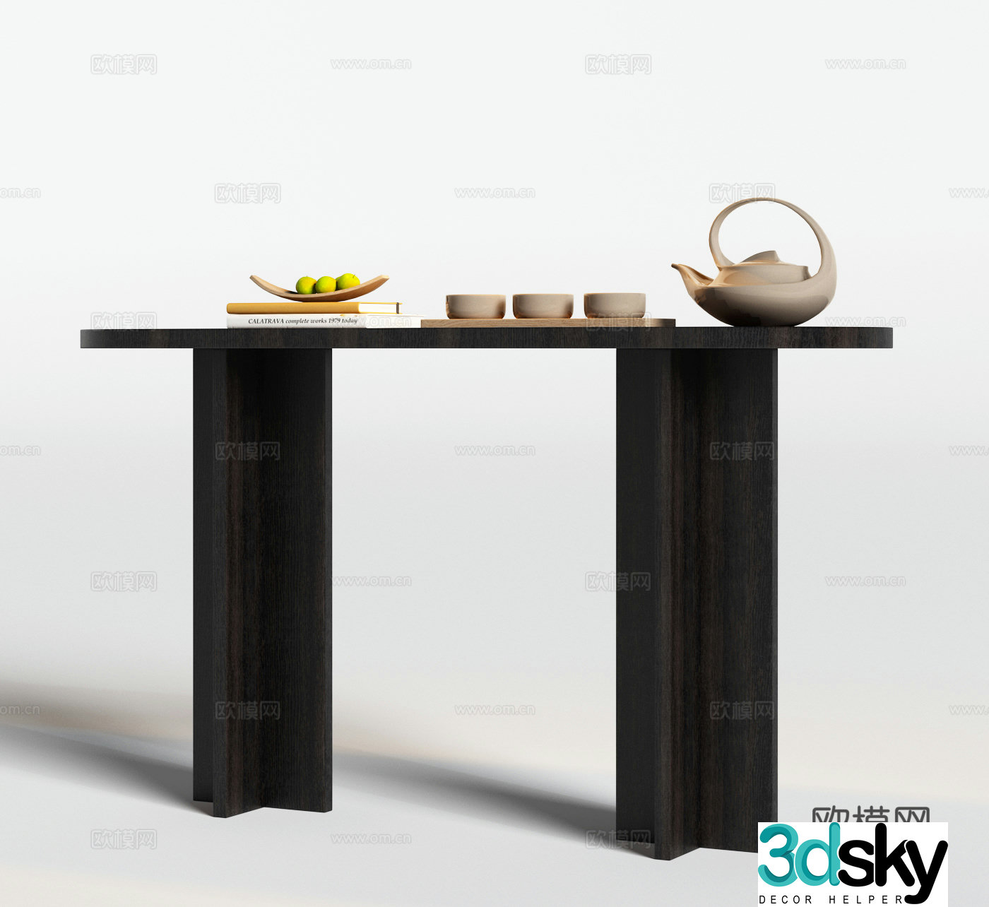 Modern entrance cabinet 3D model