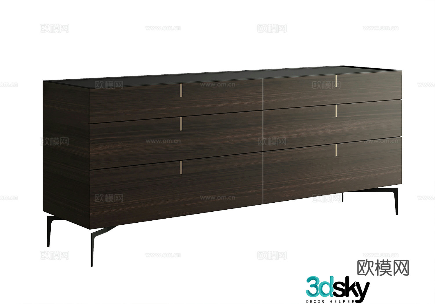 Modern sideboard 3D model