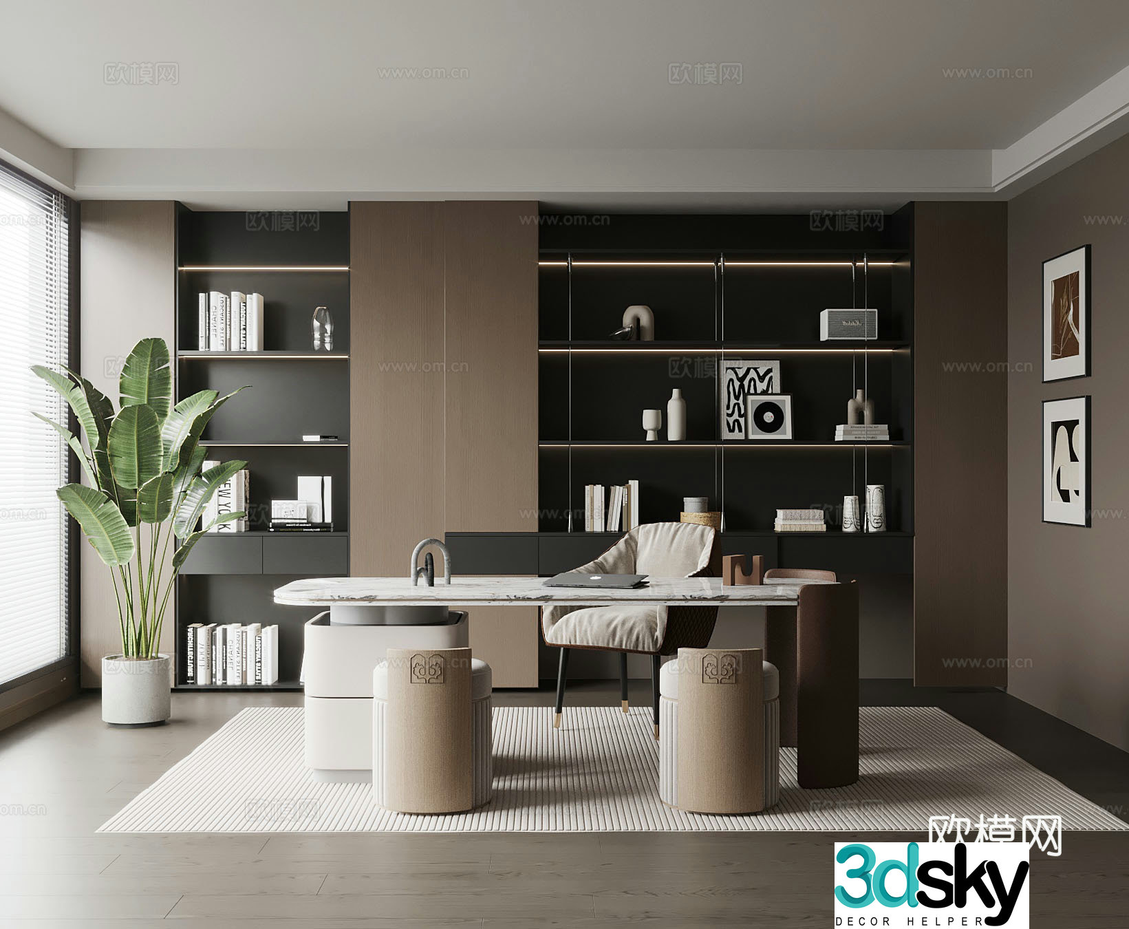 Italian study 3D model