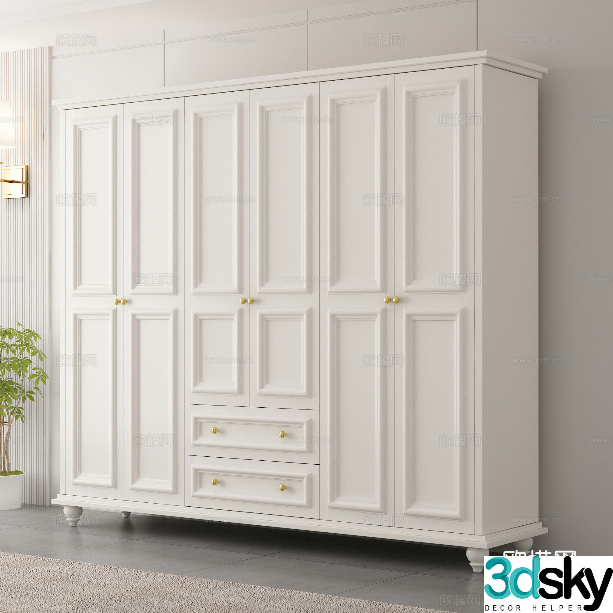 Wardrobe 3d model