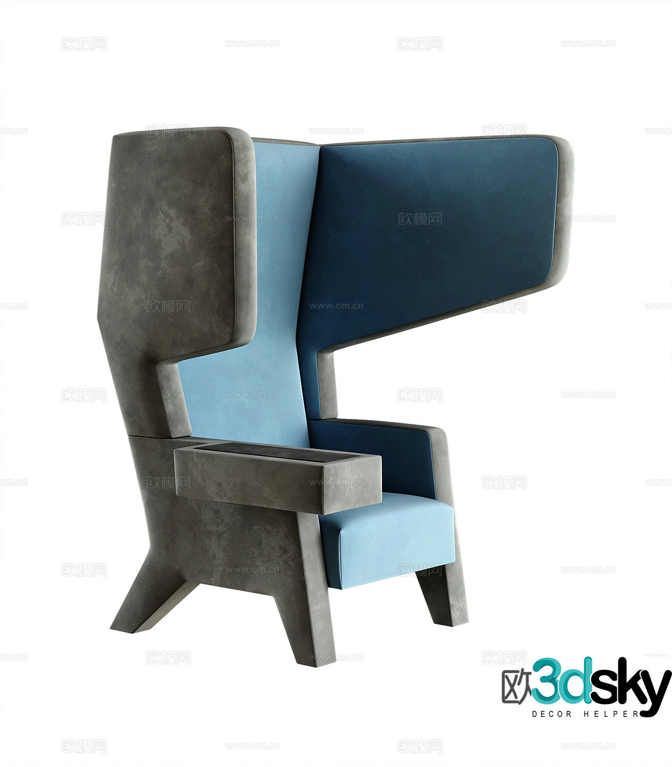 Modern leisure chair 3d model