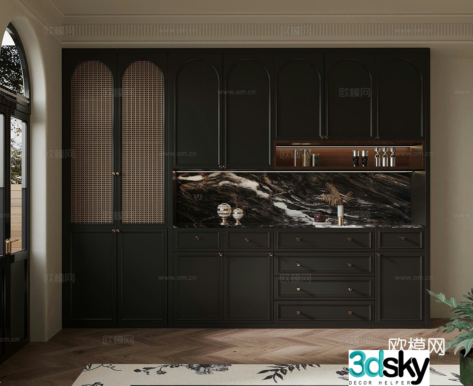Sideboard French sideboard 3D model