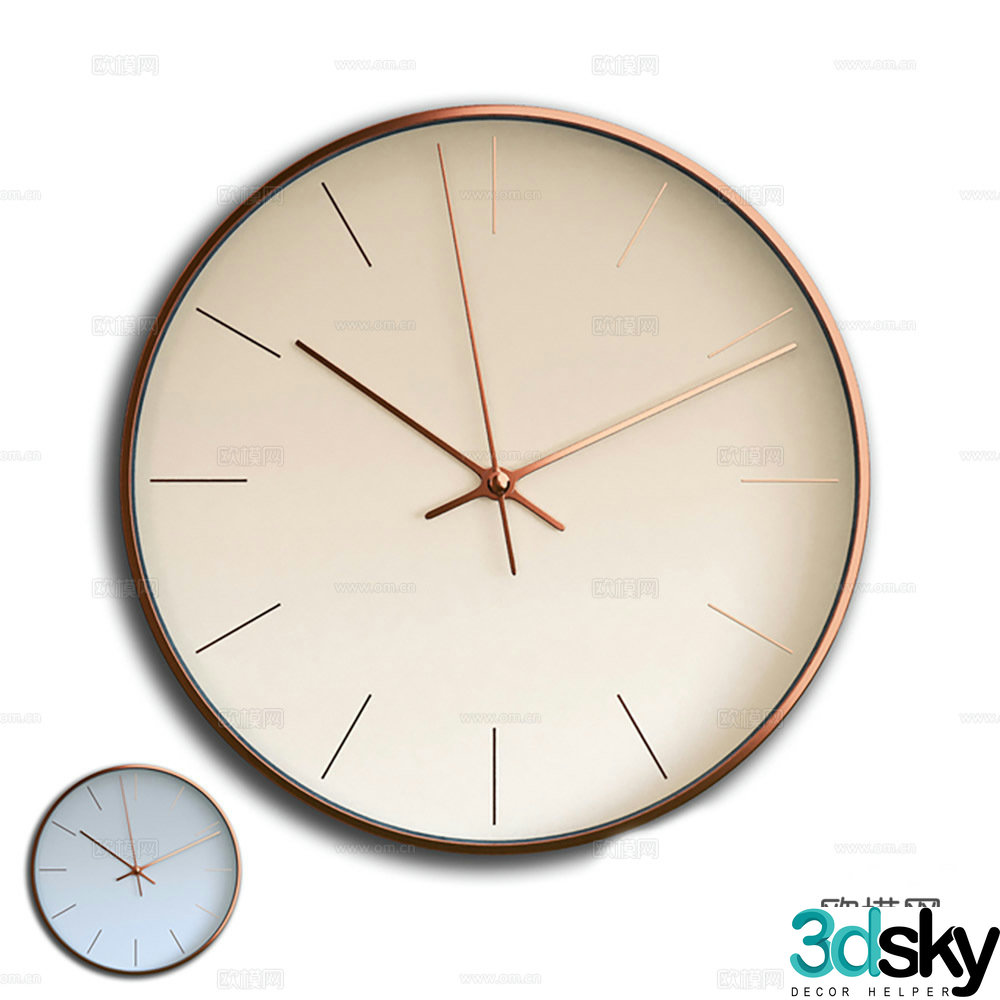 Clock Wall Clock 3D Model