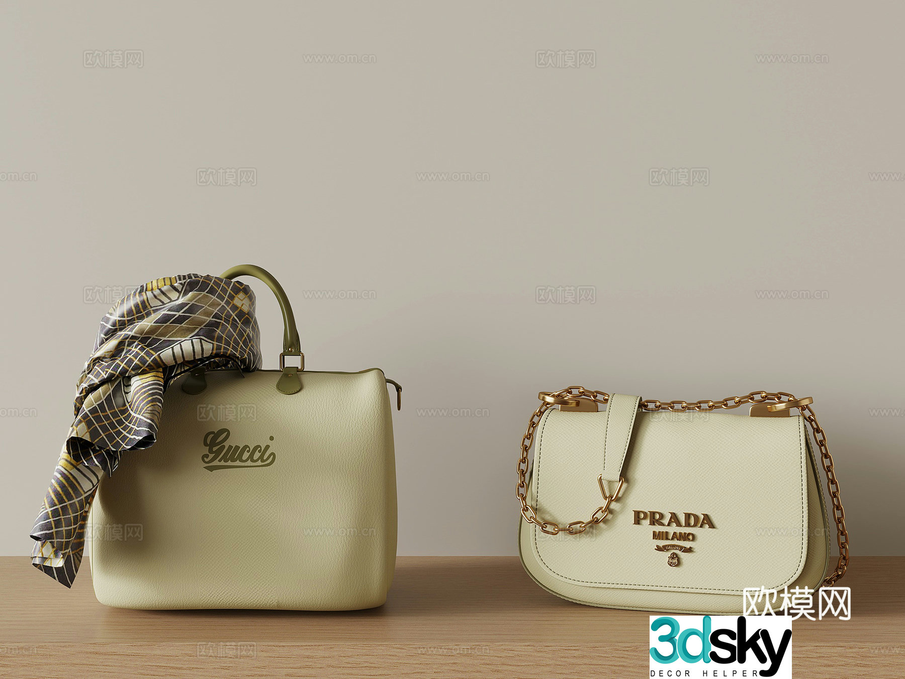 Bag Modern Women’s Bag Handbag Leather Bag 3D Model