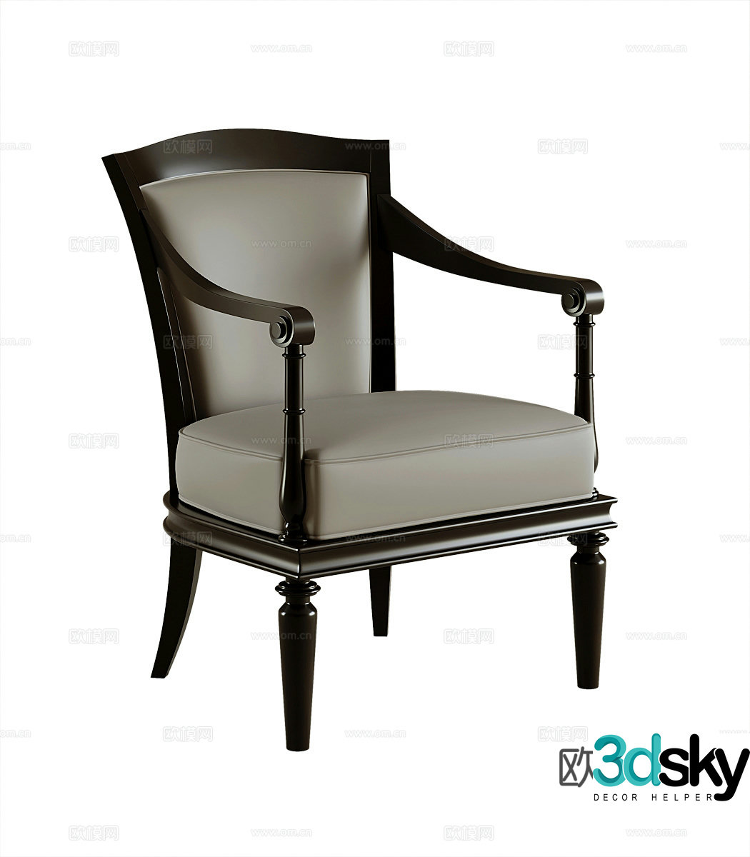 Modern leisure chair 3d model