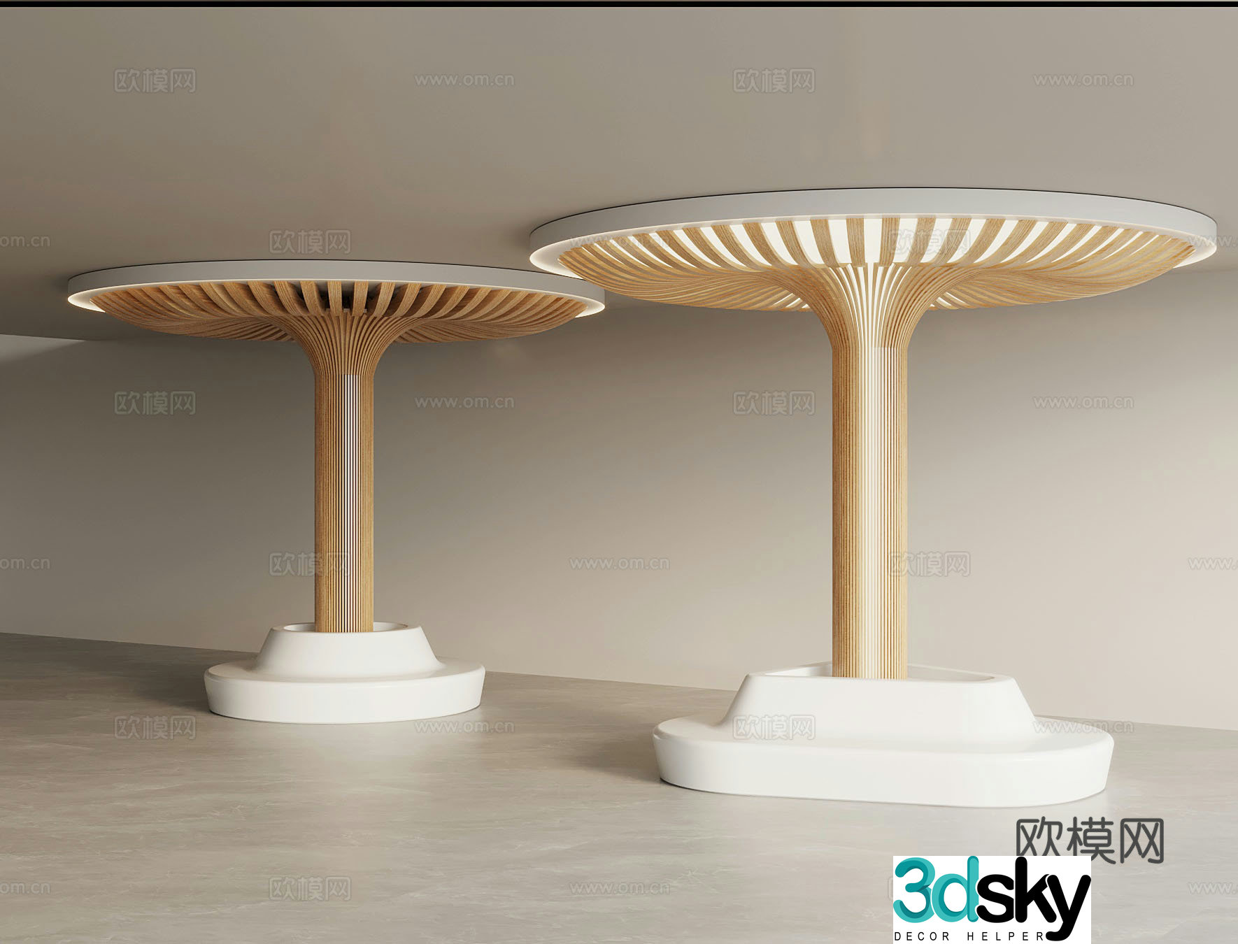 Special-shaped pillar Modern special-shaped pillar 3D model