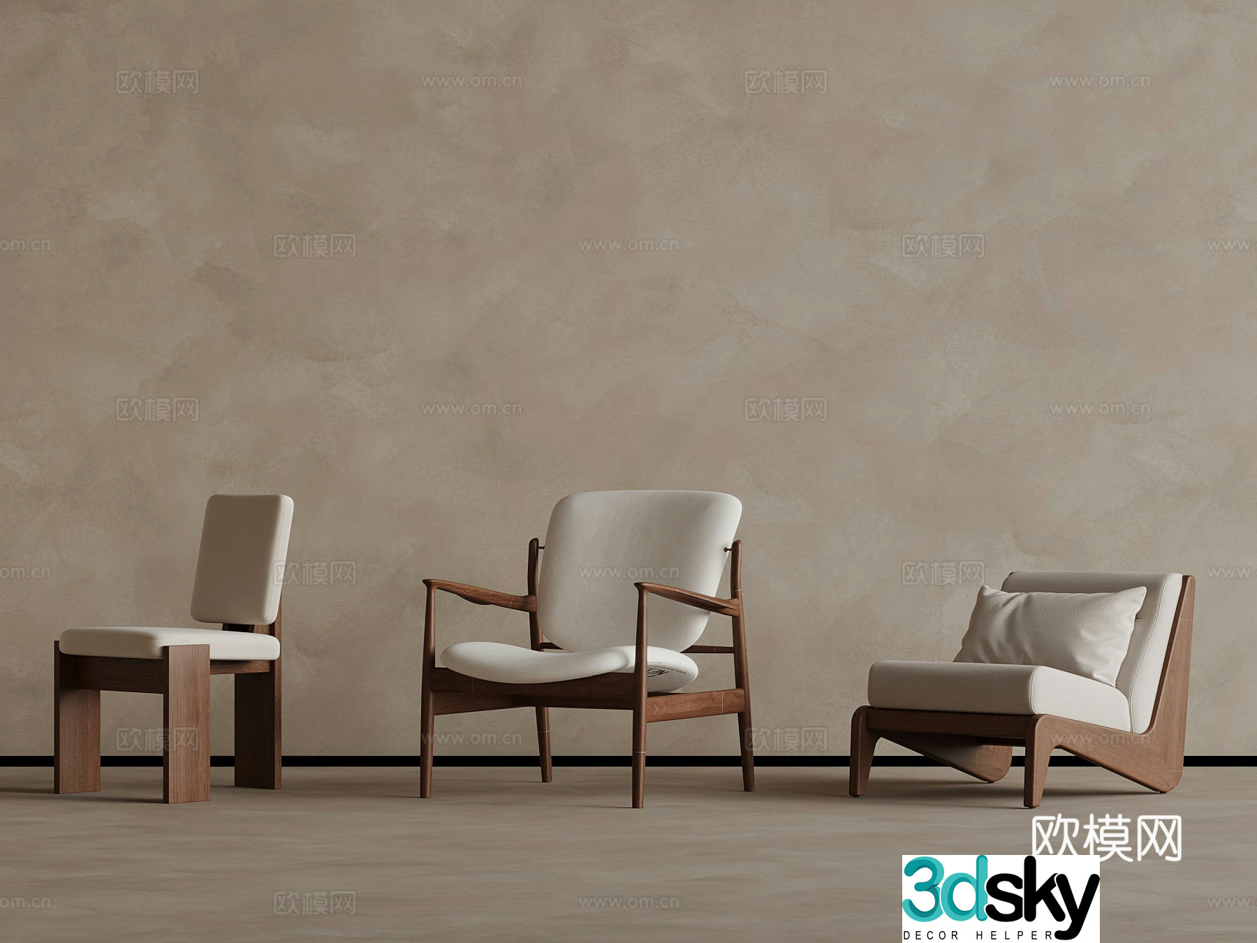 Leisure chair ancient leisure chair 3d model