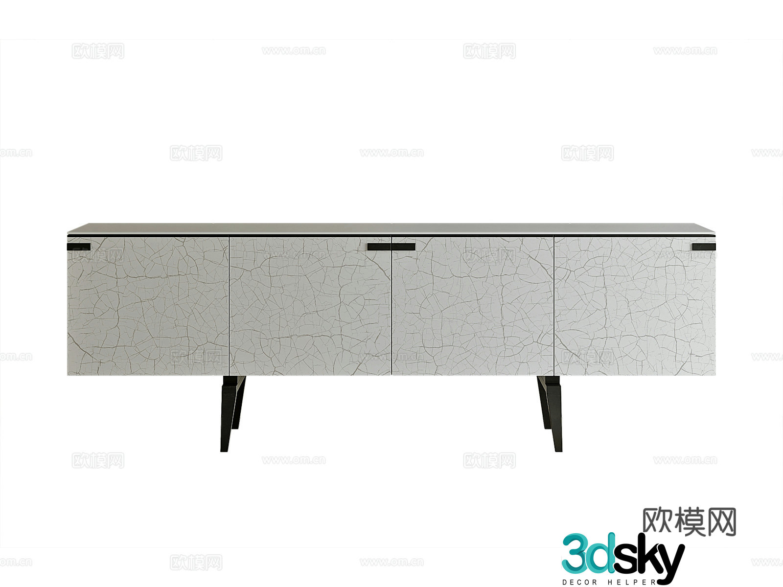 Modern sideboard 3D model