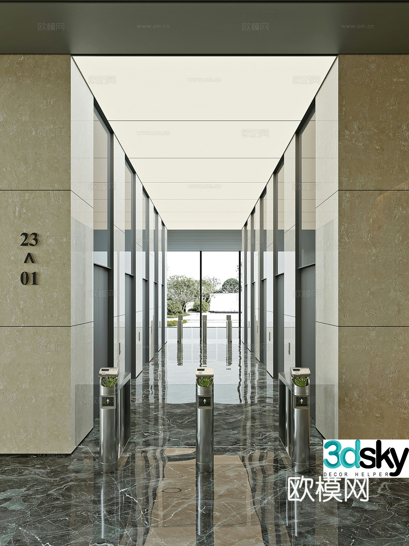 Elevator 3D model