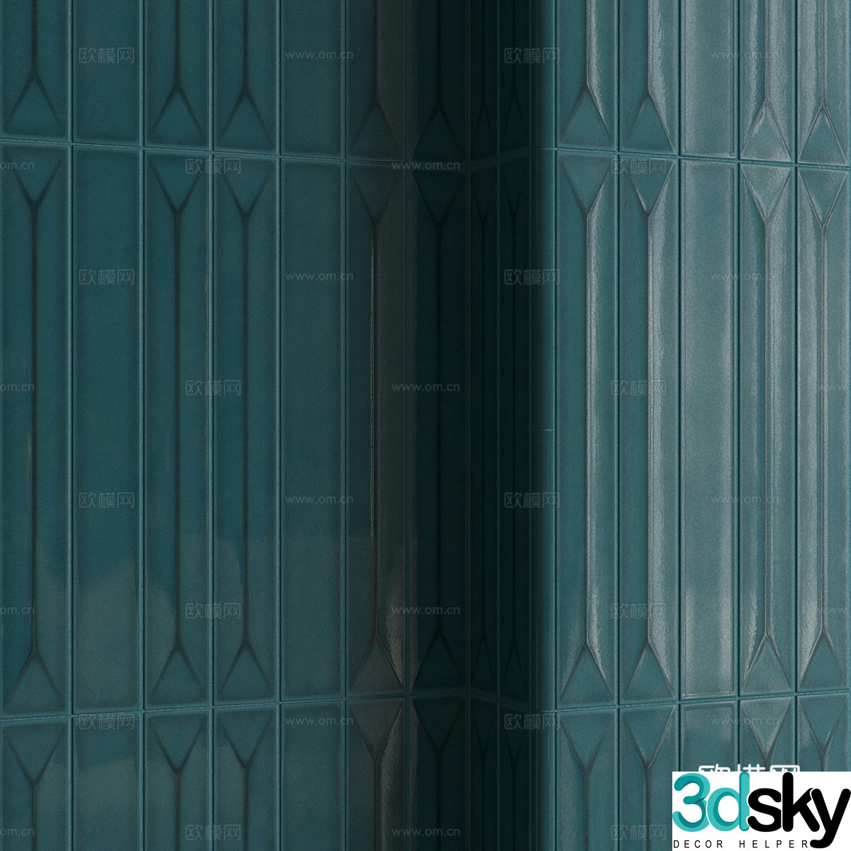 3d model of bed background wall
