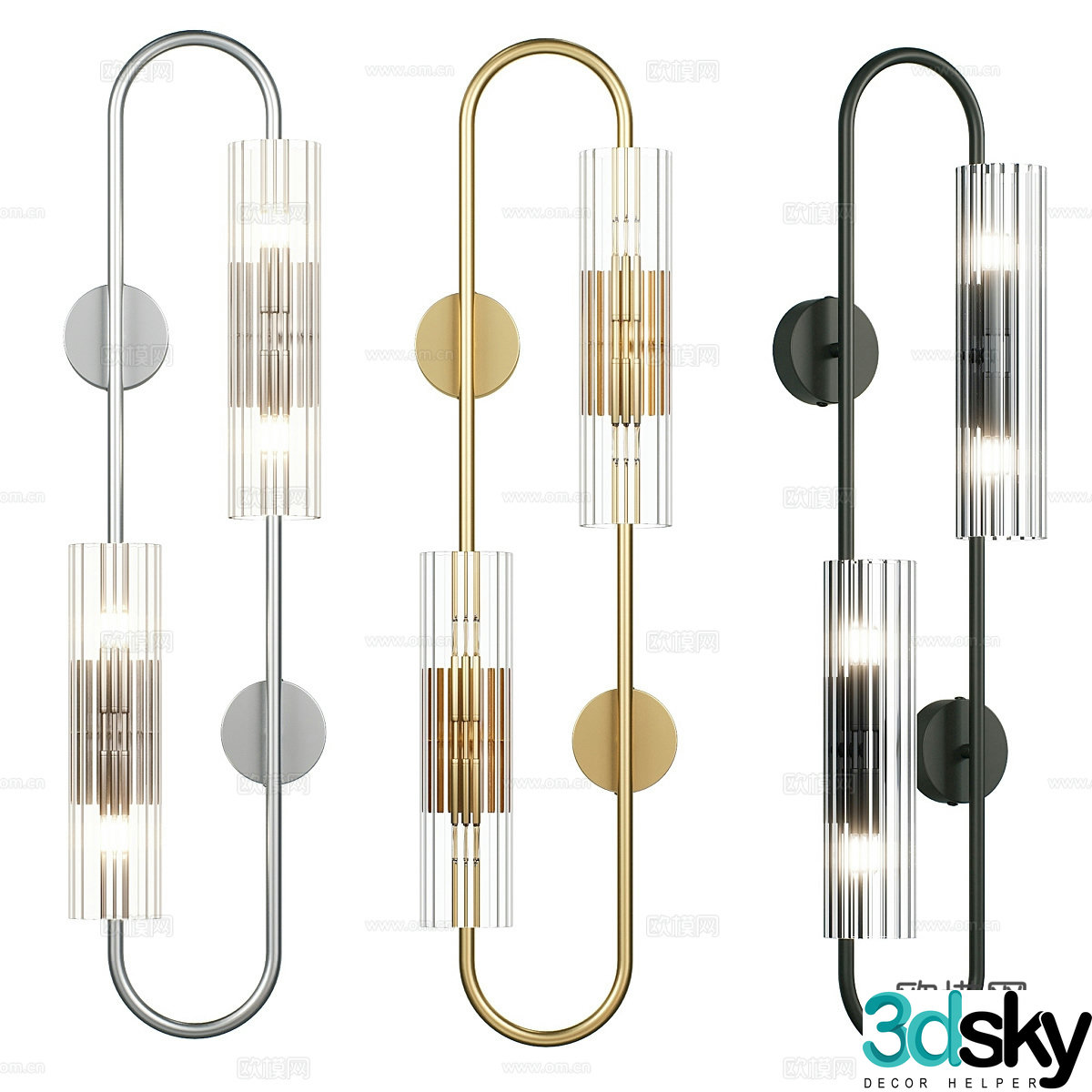 Modern simple wall lamp wall lamp simple wall lamp light luxury wall lamp restaurant wall lamp 3d model