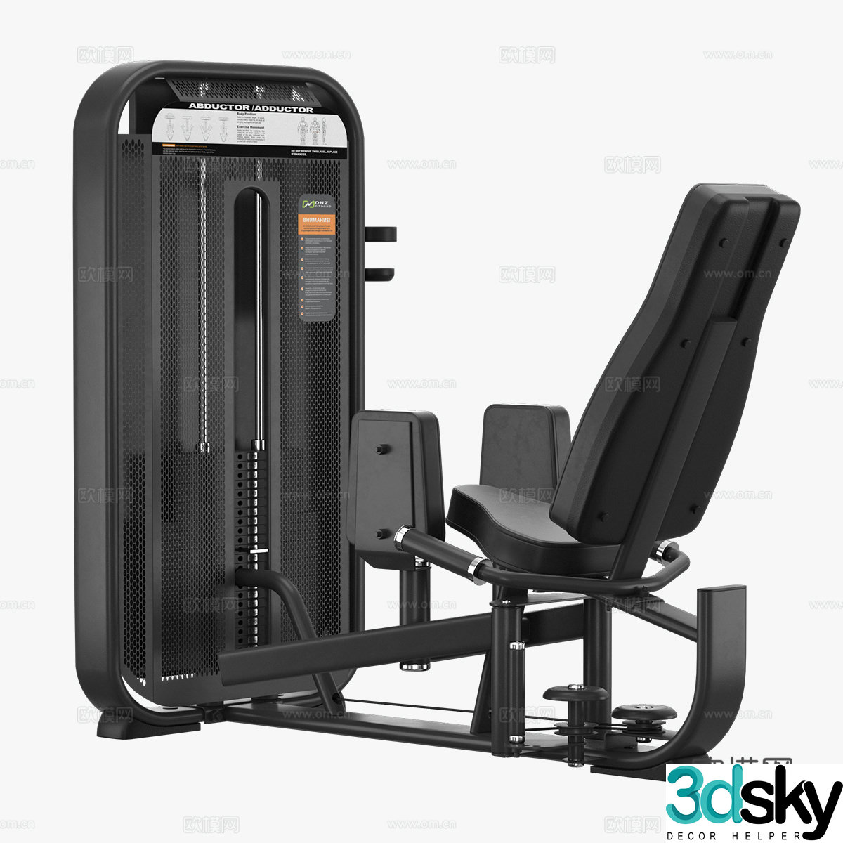 DHZ Fitness E-7021 Additive muscle-abductor 3D model