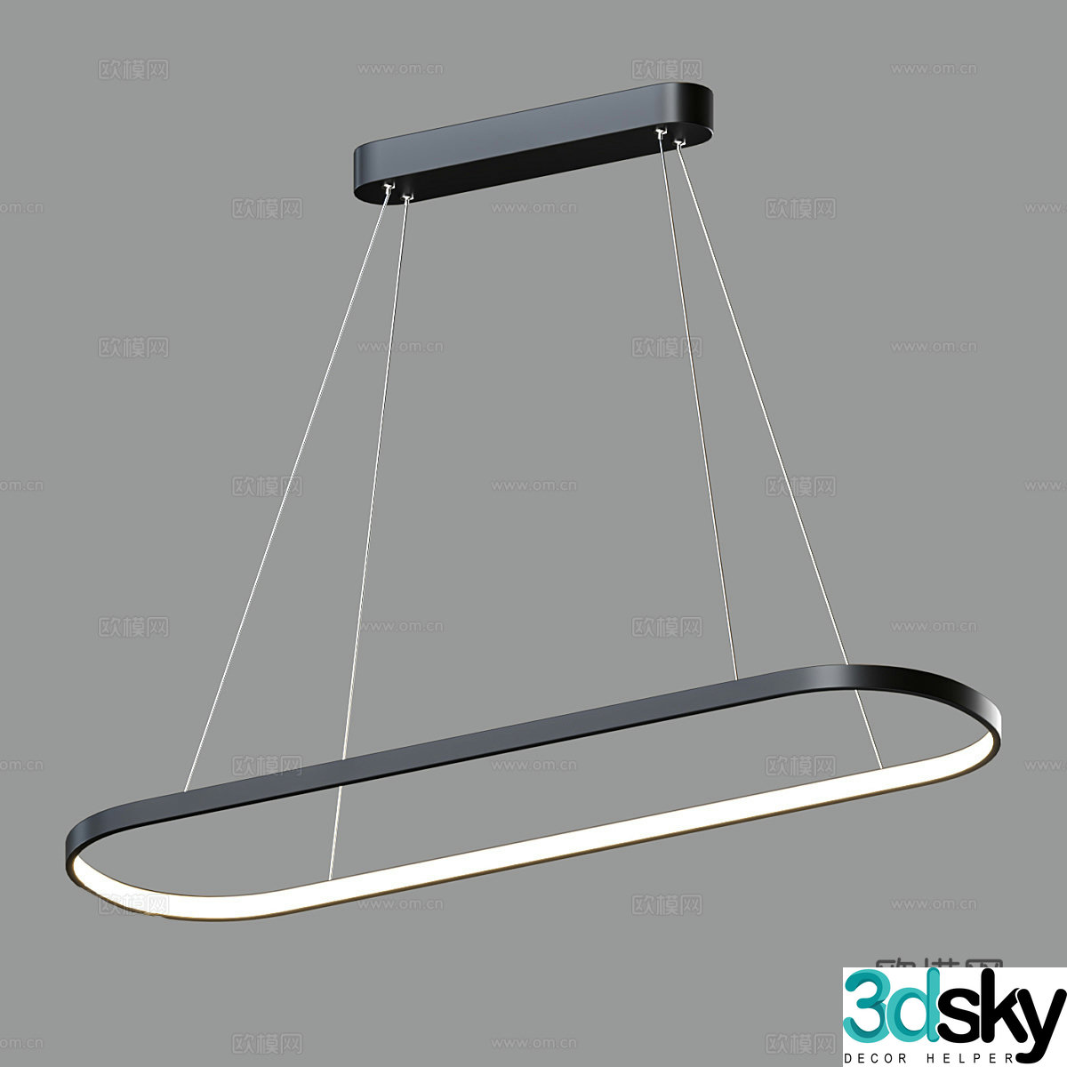 Modern simple chandelier chandelier simple chandelier dining chandelier living room chandelier 3d model