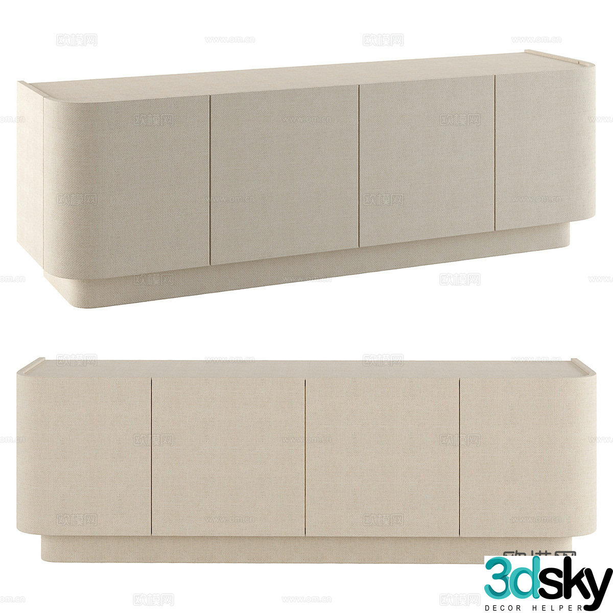 Solstice TV cabinet 3d model