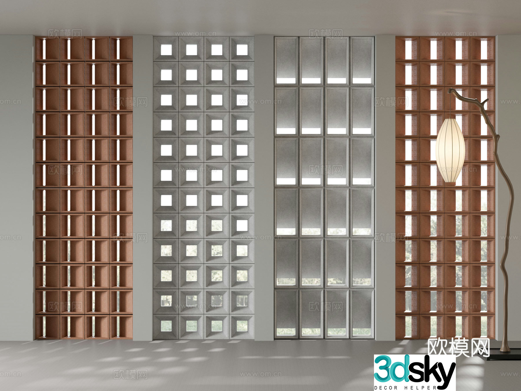 Cement brick 3d model
