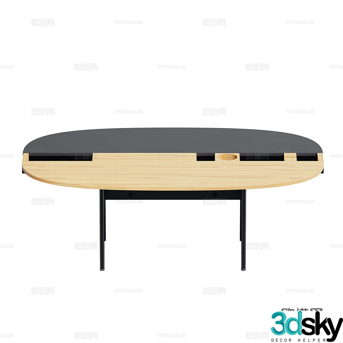 Nordic simple coffee table coffee table simple coffee table round coffee table living room coffee table 3D model