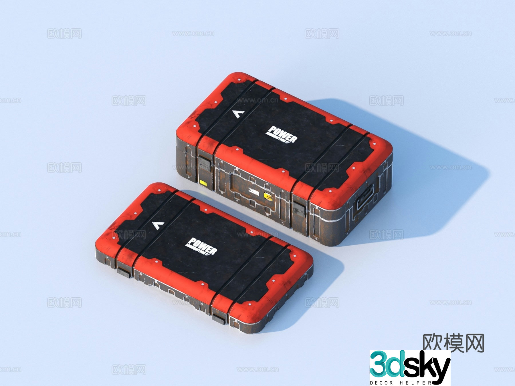 Hardware mechanical parts cabin components 3D model