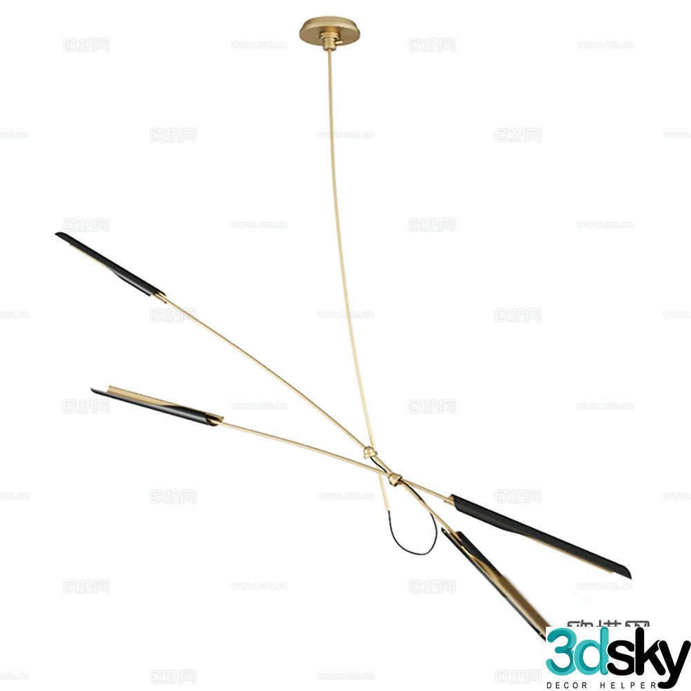 Chandelier Lamp Lighting Light Decorative Lamp 3D Model