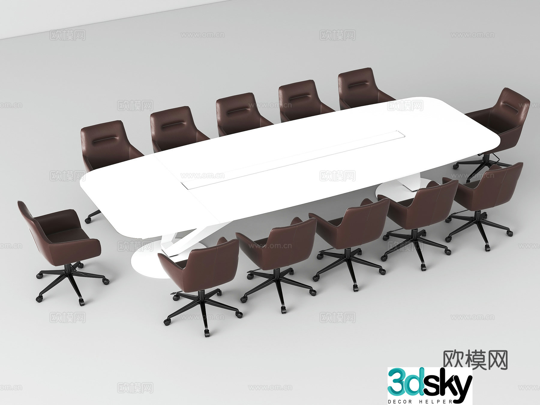 Conference table 3d model