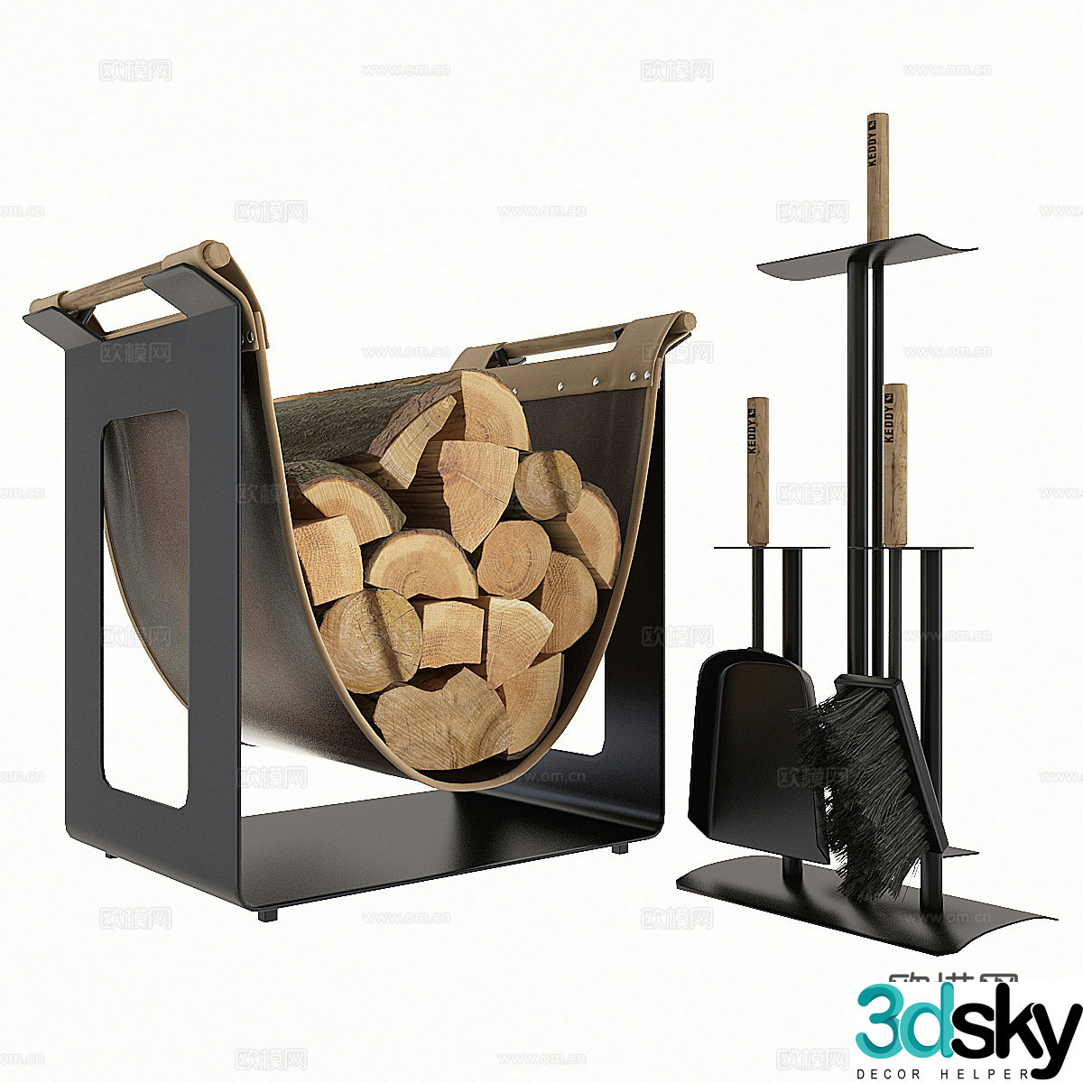 Fireplace Accessories Keddy3d Model