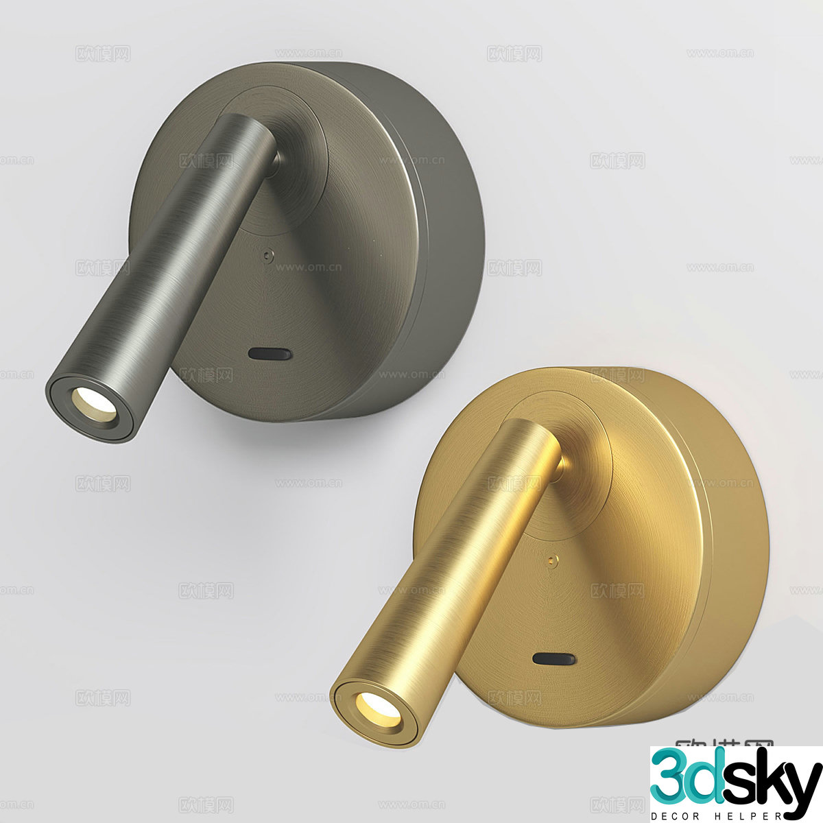 Modern simple and light luxury wall lamp wall lamp simple wall lamp 3d model