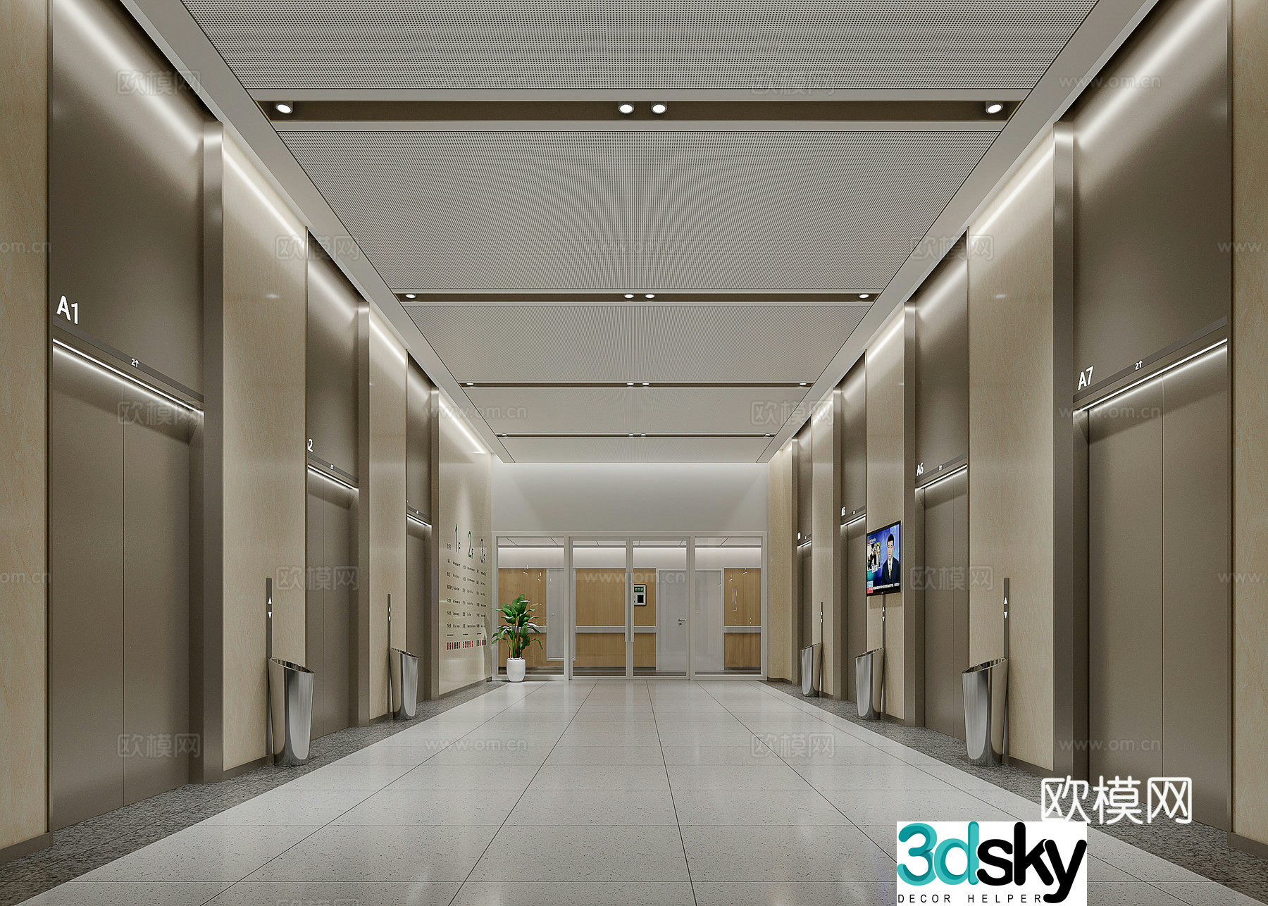 Elevator 3D model