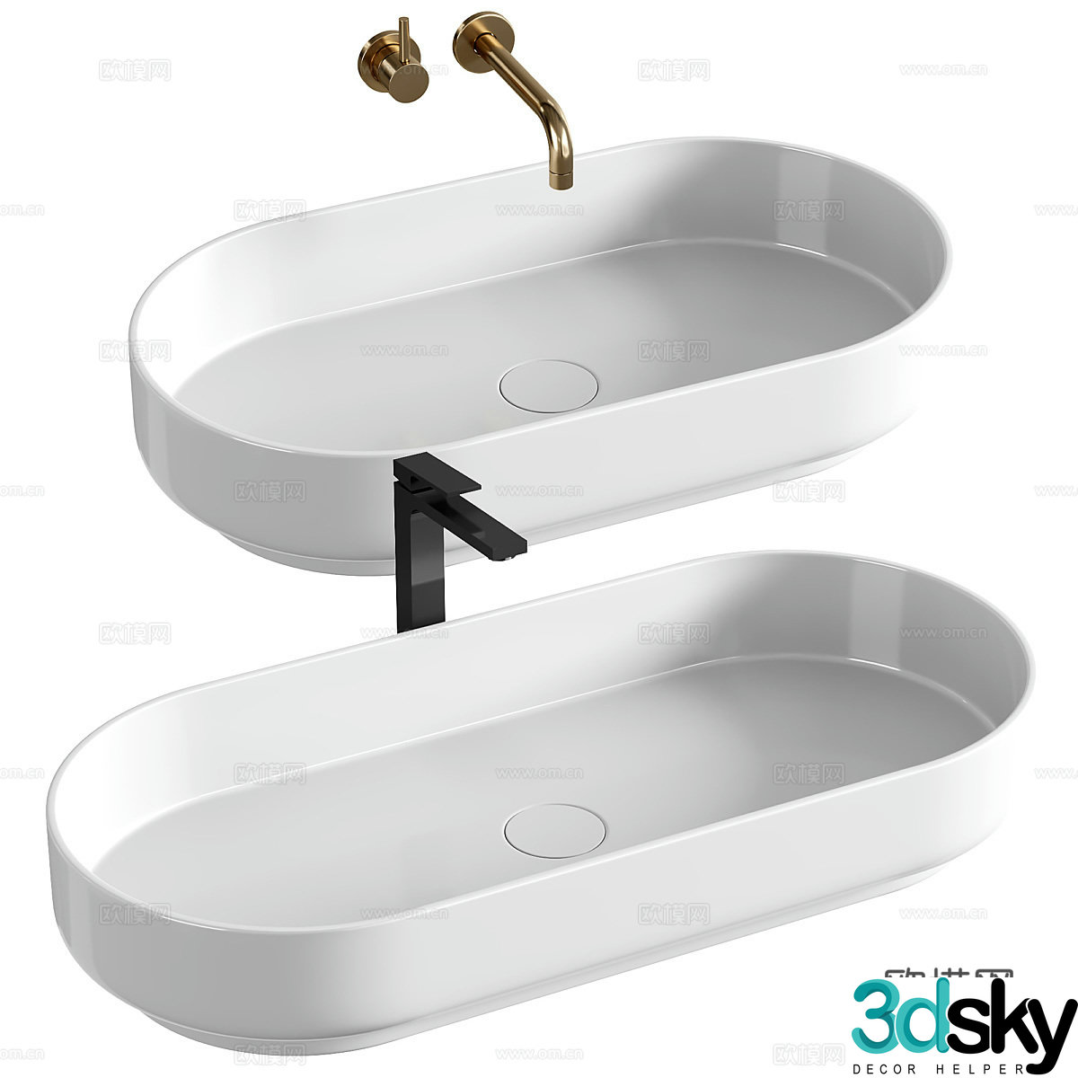 Miraggio Wash Basin MARTA3d Model