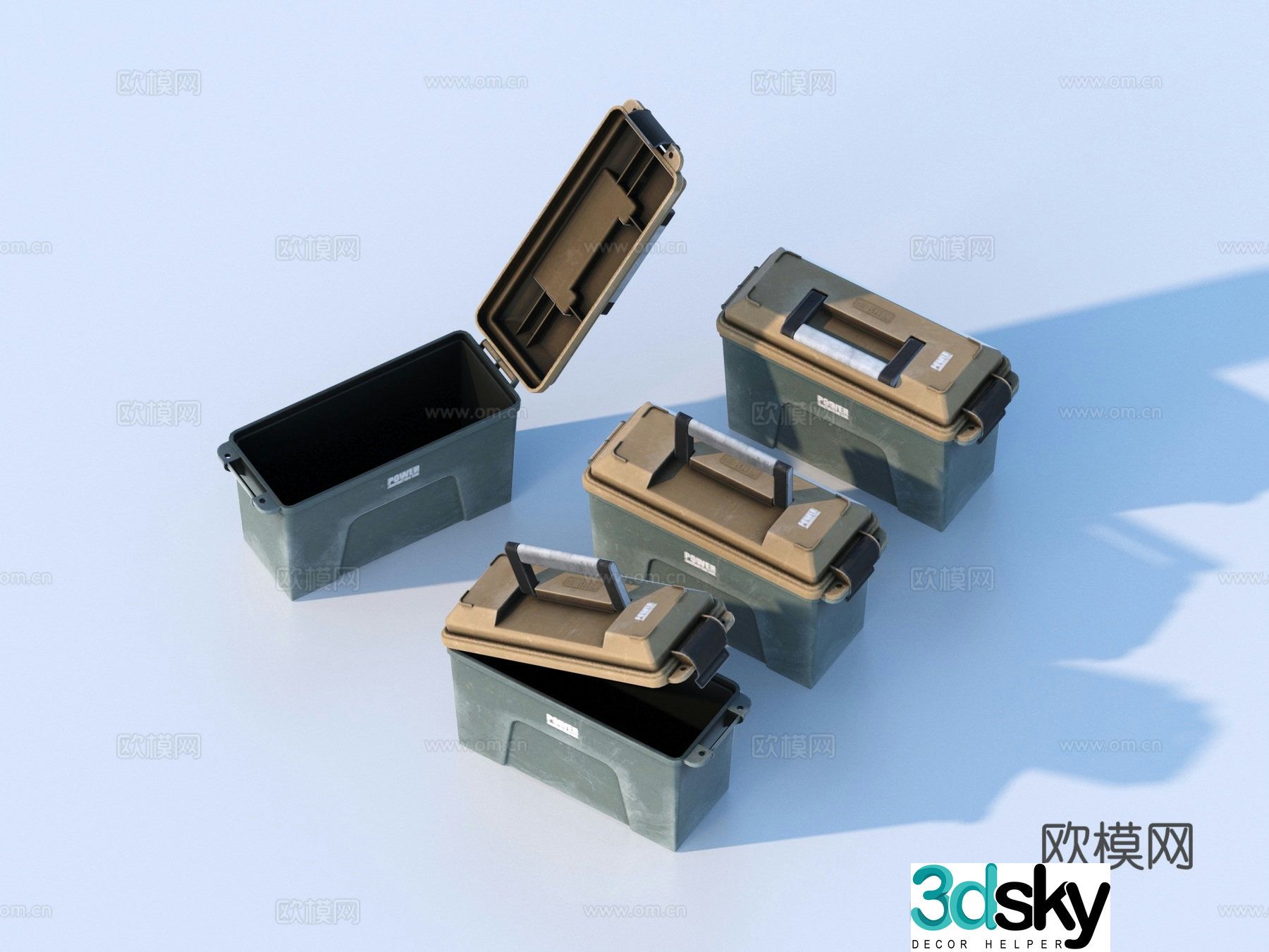 Hardware mechanical parts cabin components 3D model