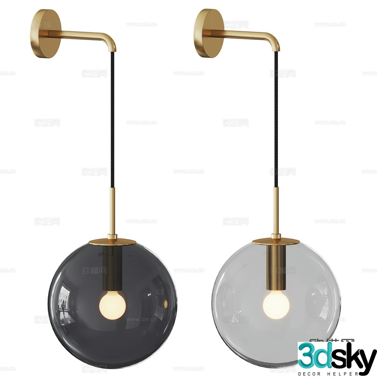 Wall lamp 3d model