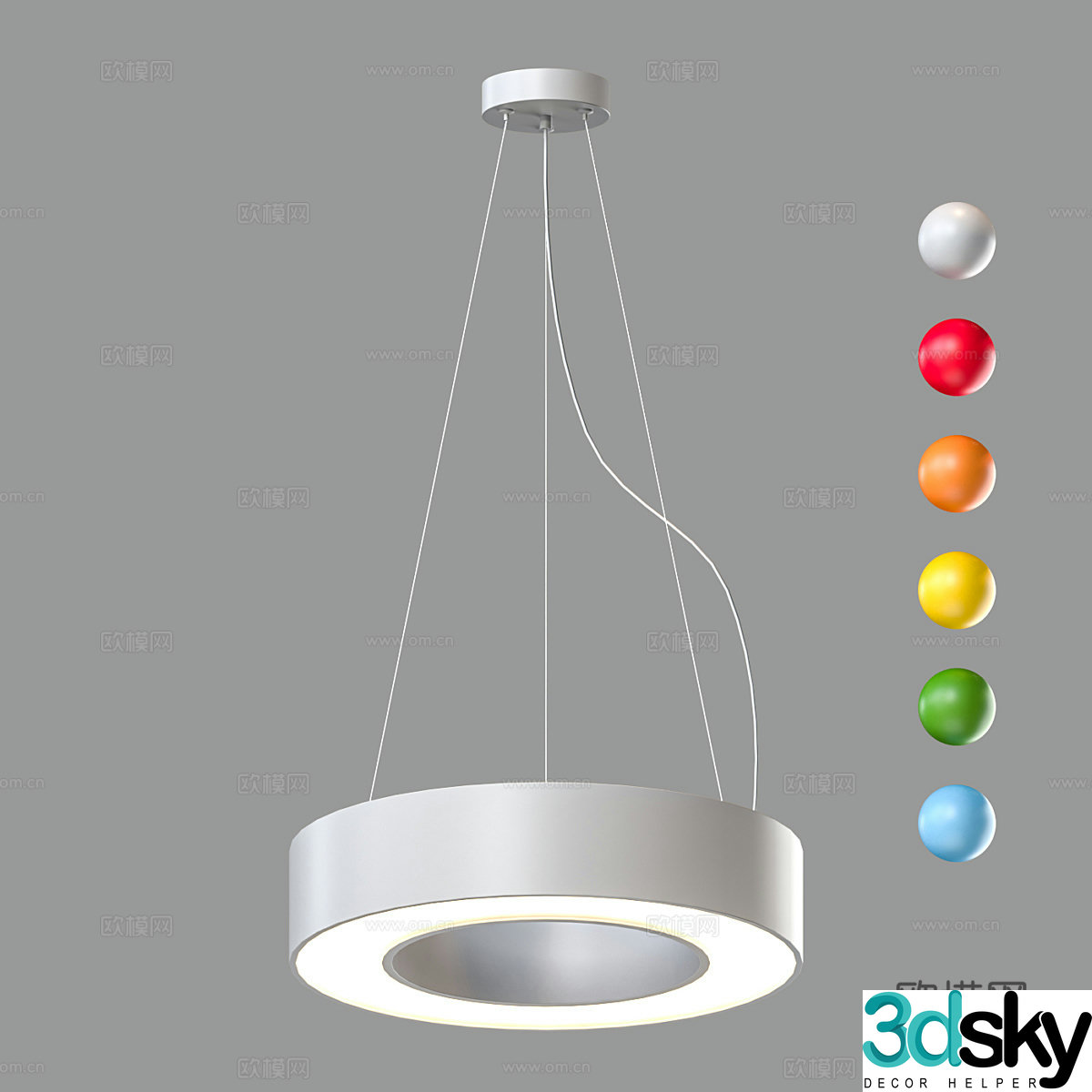 Modern simple chandelier chandelier simple chandelier living room chandelier dining chandelier lamp 3d model