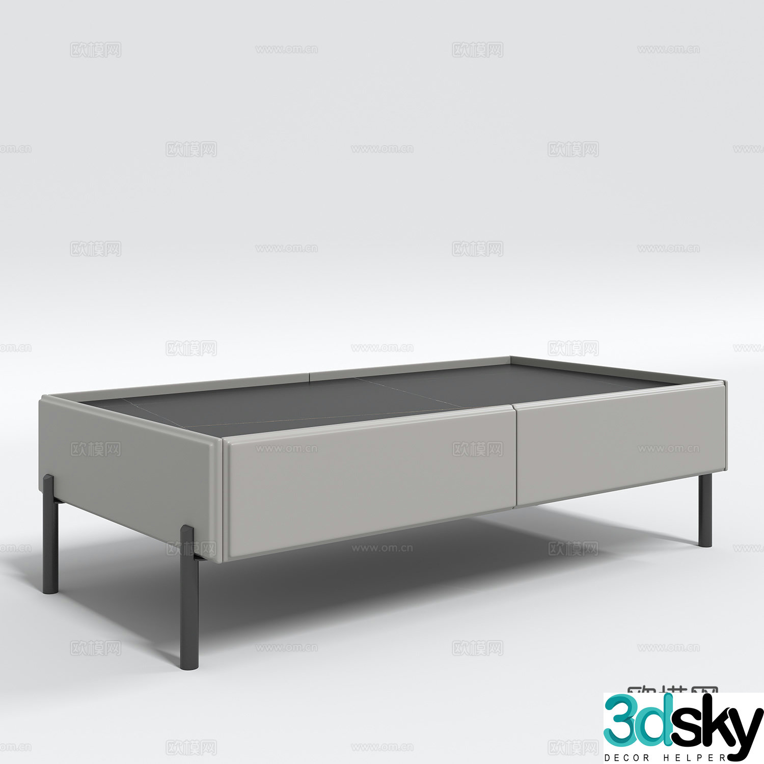 Modern coffee table 3d model