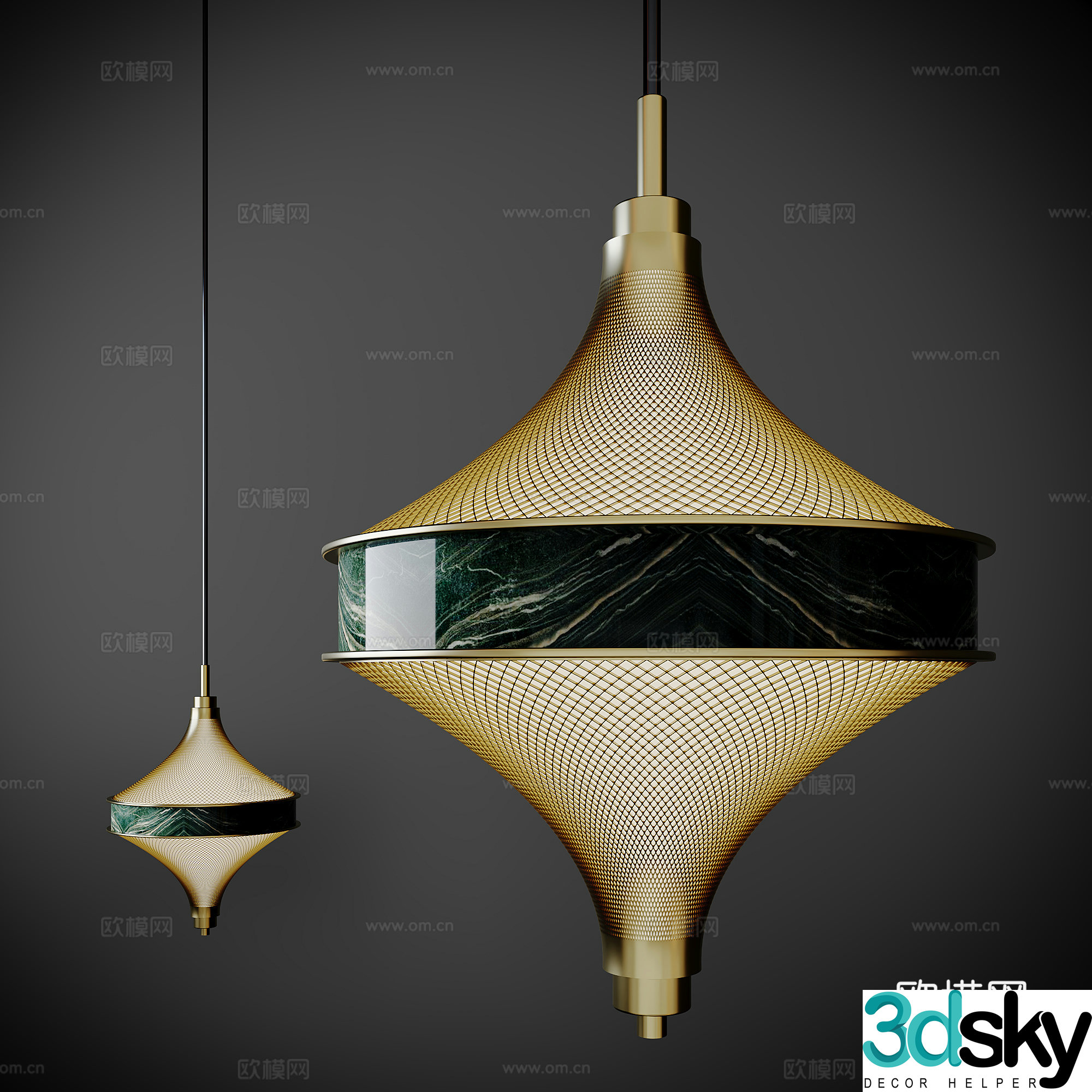 Chandelier Small Chandelier Bedside Chandelier Light luxury Chandelier 3D Model