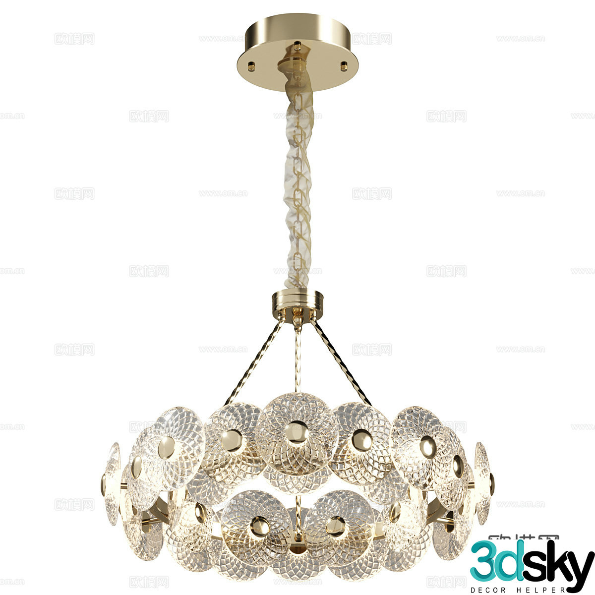 Modern simple chandeliers chandeliers simple chandeliers dining chandeliers living room chandeliers lamps 3D model