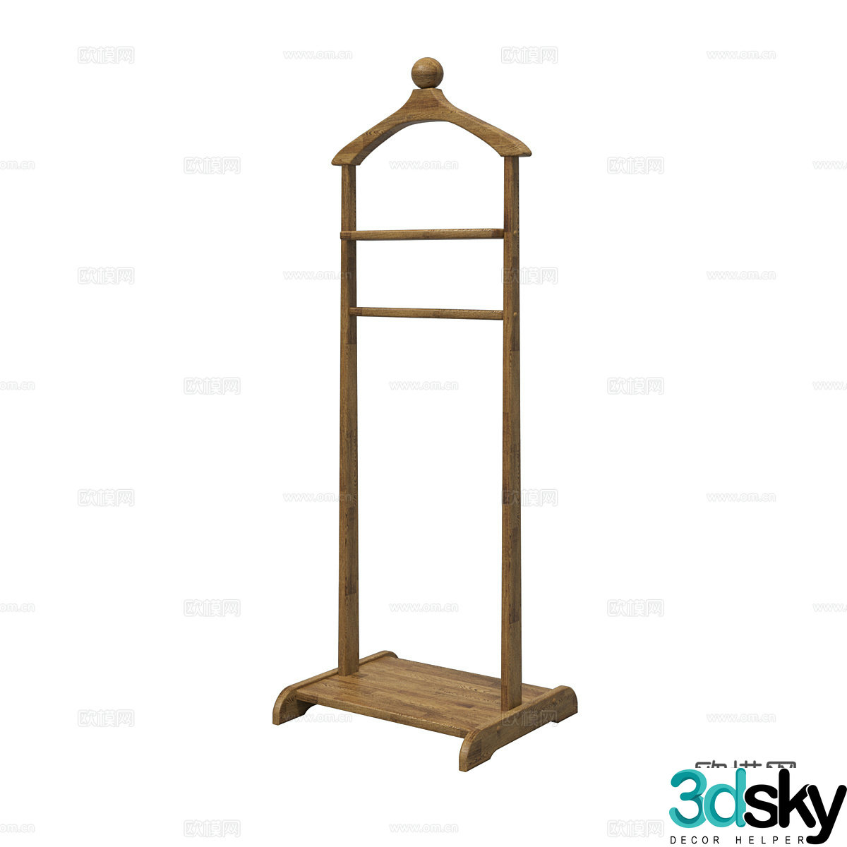 Nordic simple clothes hanger clothes hanger simple clothes hanger 3d model