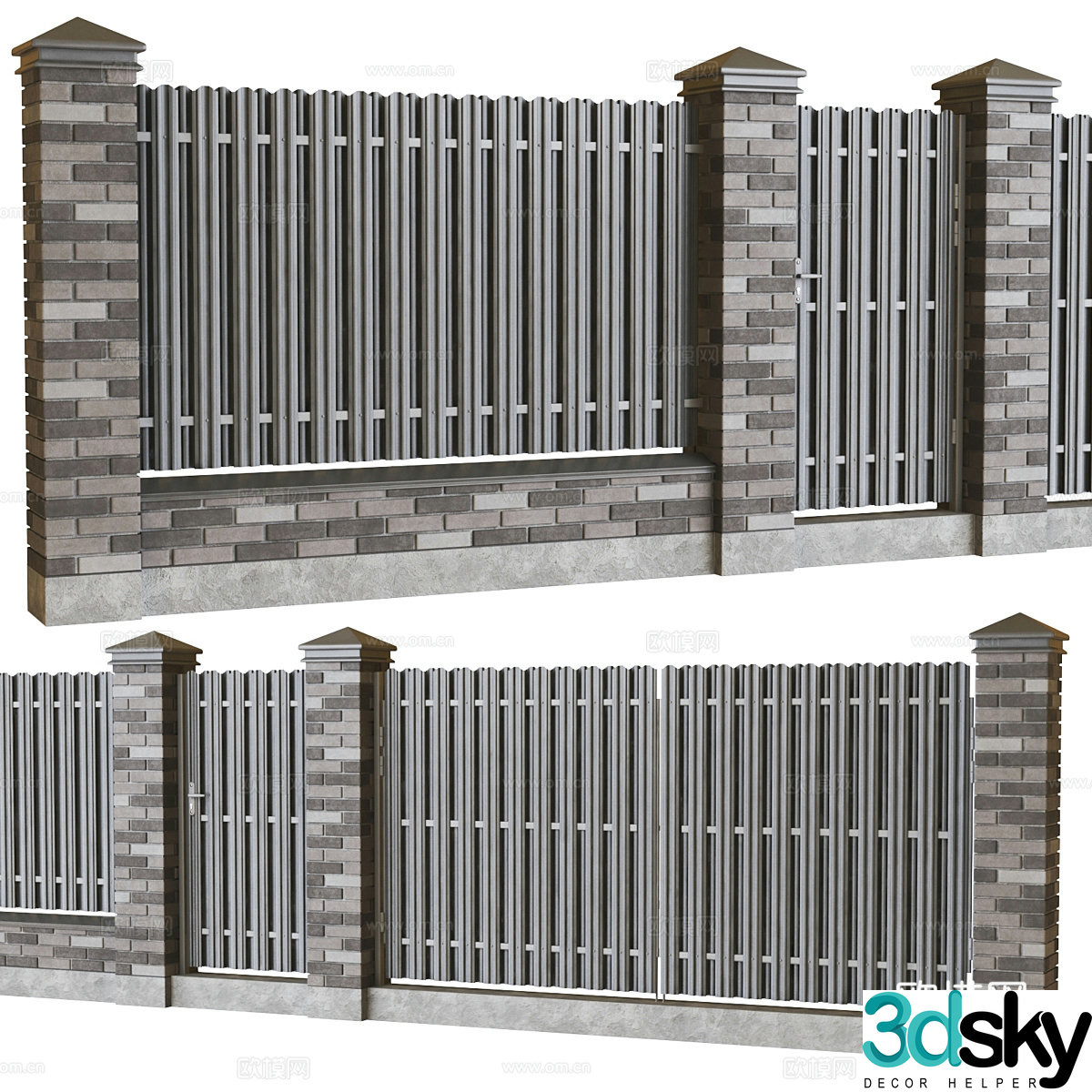 Fence Fence 3d Model