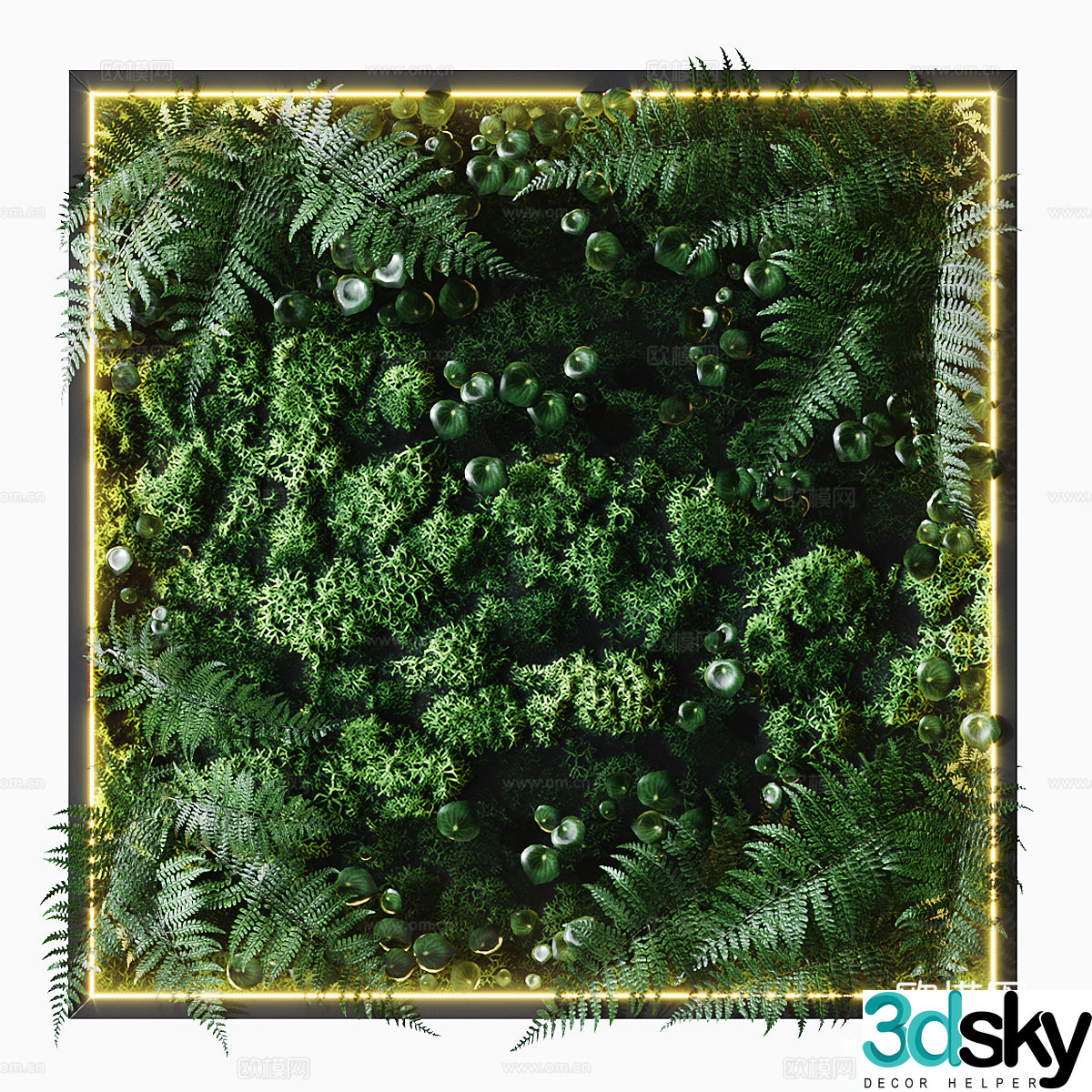 Plant painting 3d model