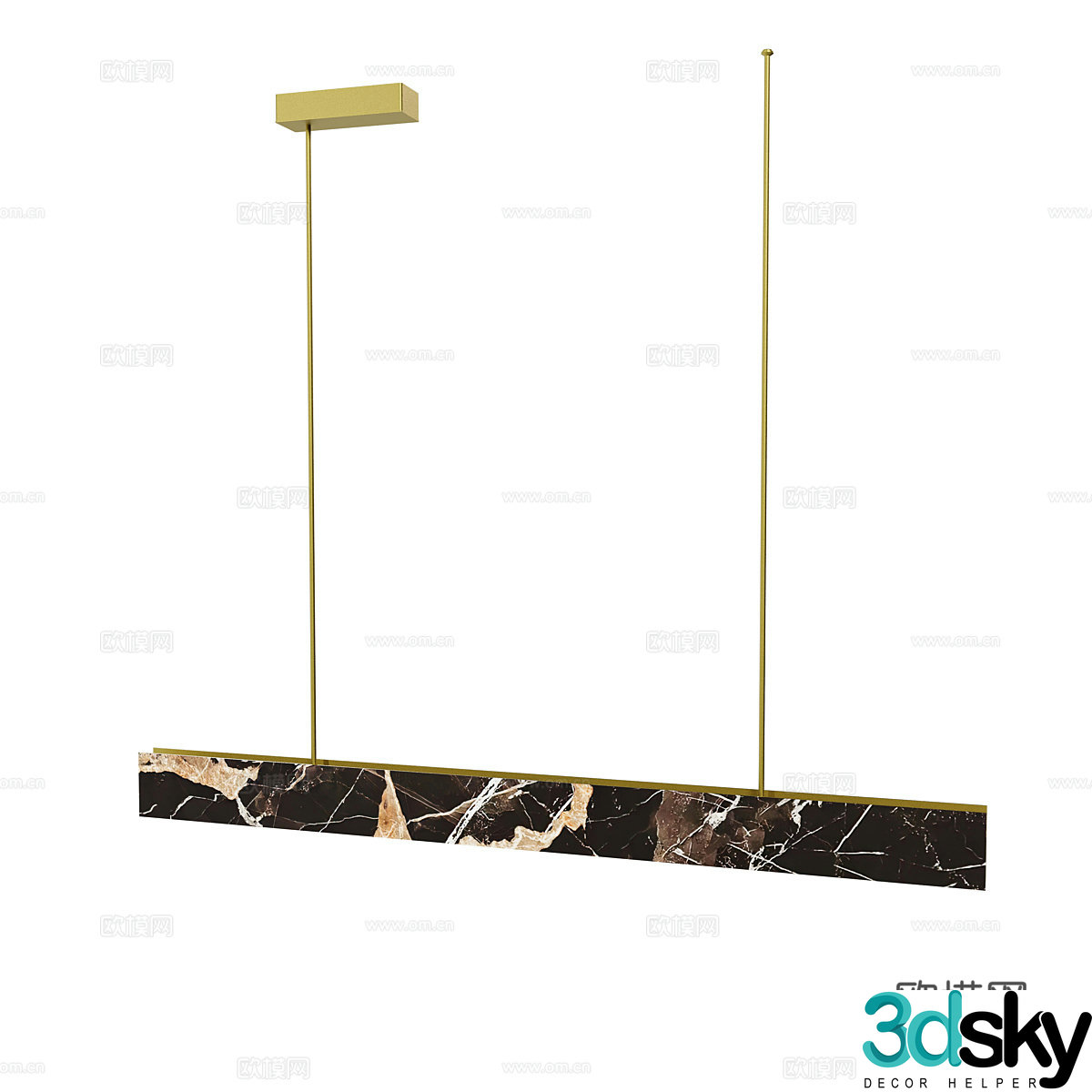 Modern simple chandeliers light luxury chandeliers dining chandeliers living room chandeliers 3D model