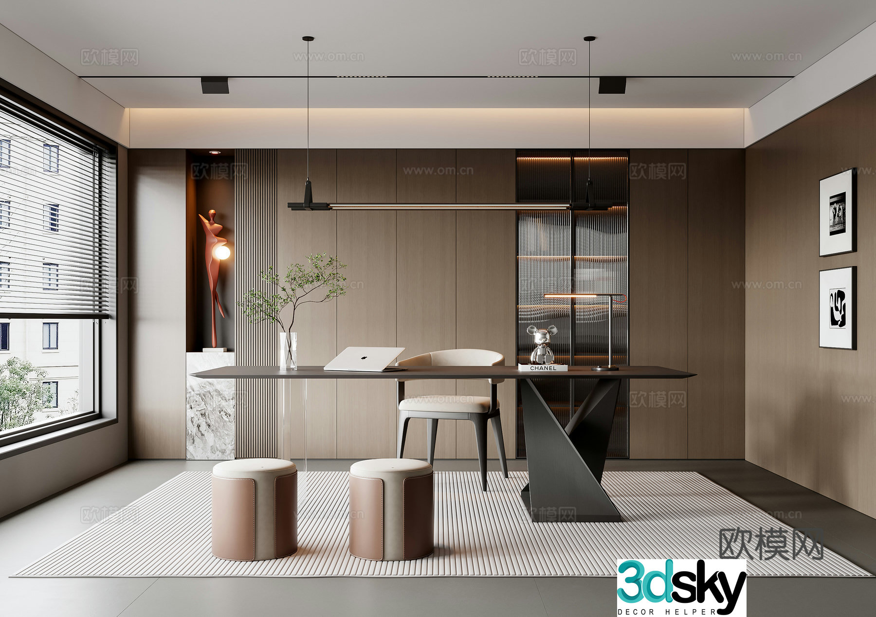 Italian study 3D model