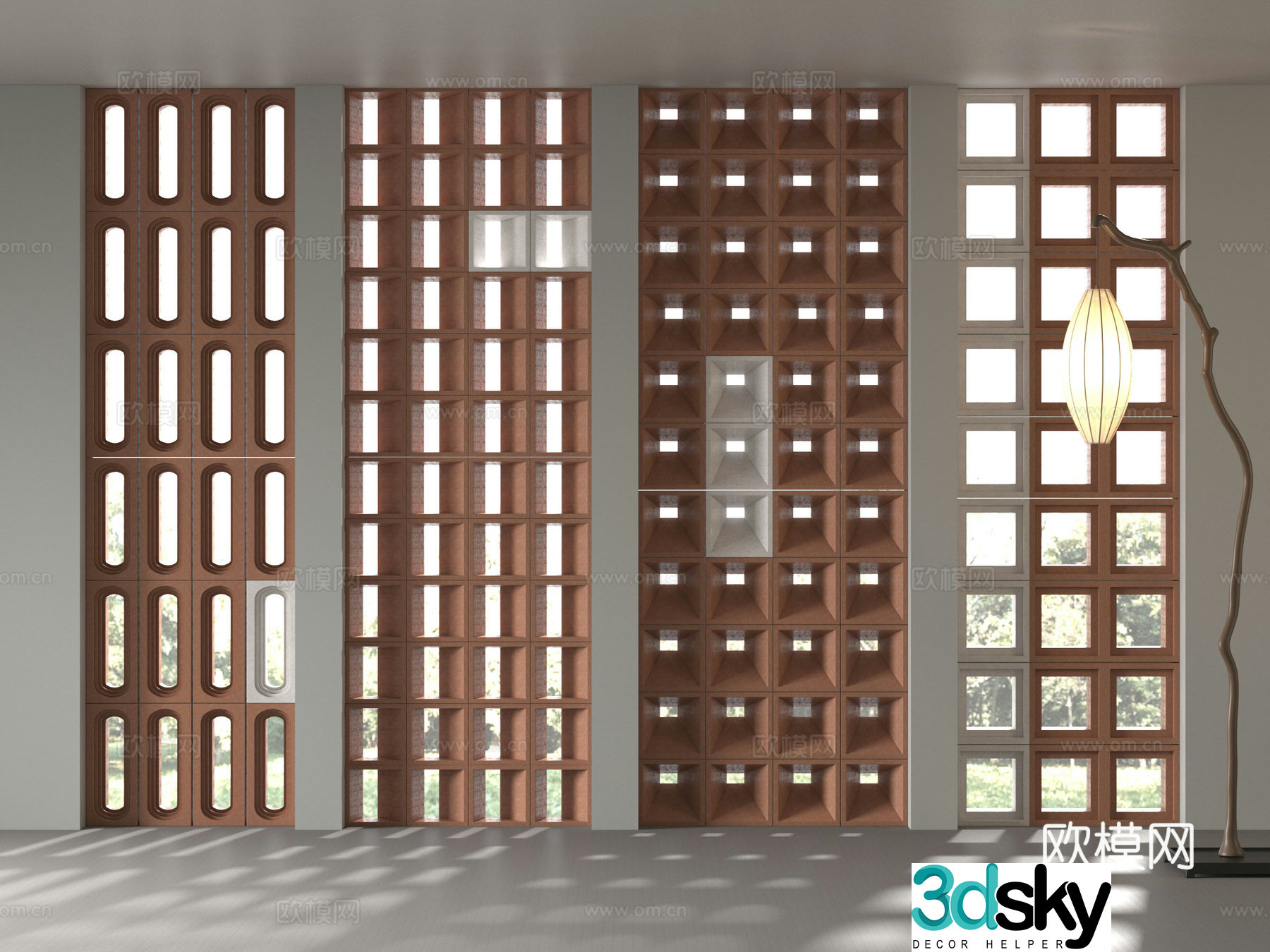 Cement brick 3d model