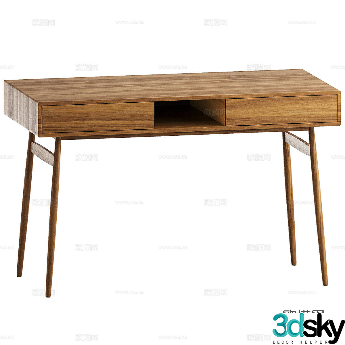 Nordic simple desk desk simple desk desk 3d model