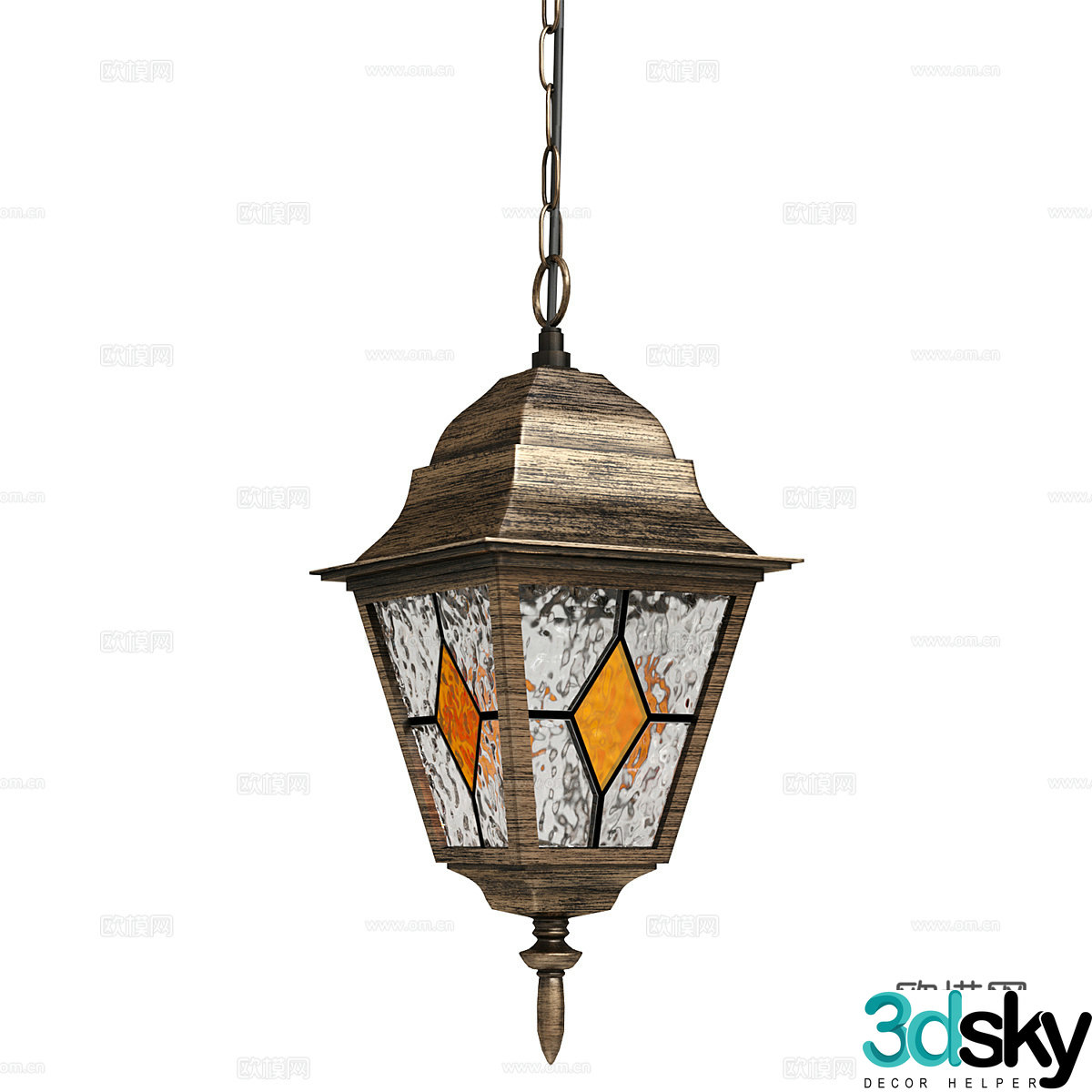 Nordic simple chandeliers chandeliers simple chandeliers dining chandeliers living room chandeliers glass chandeliers 3D model