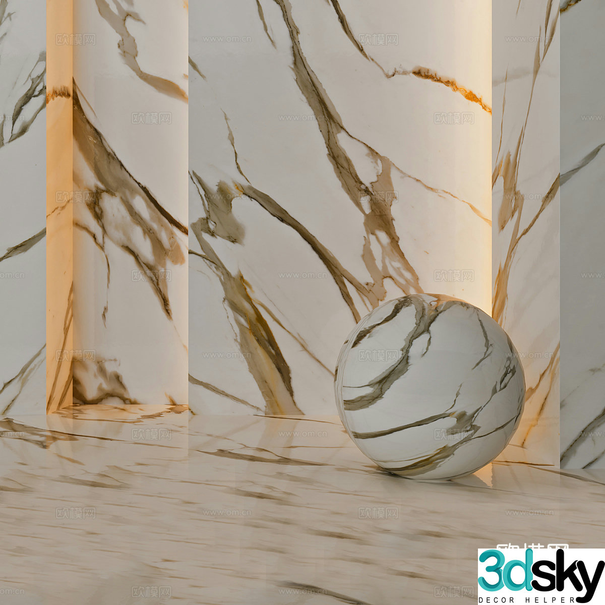 Modern simple marble floor tiles Floor tiles Simple marble floor tiles Living room floor tiles 3D model
