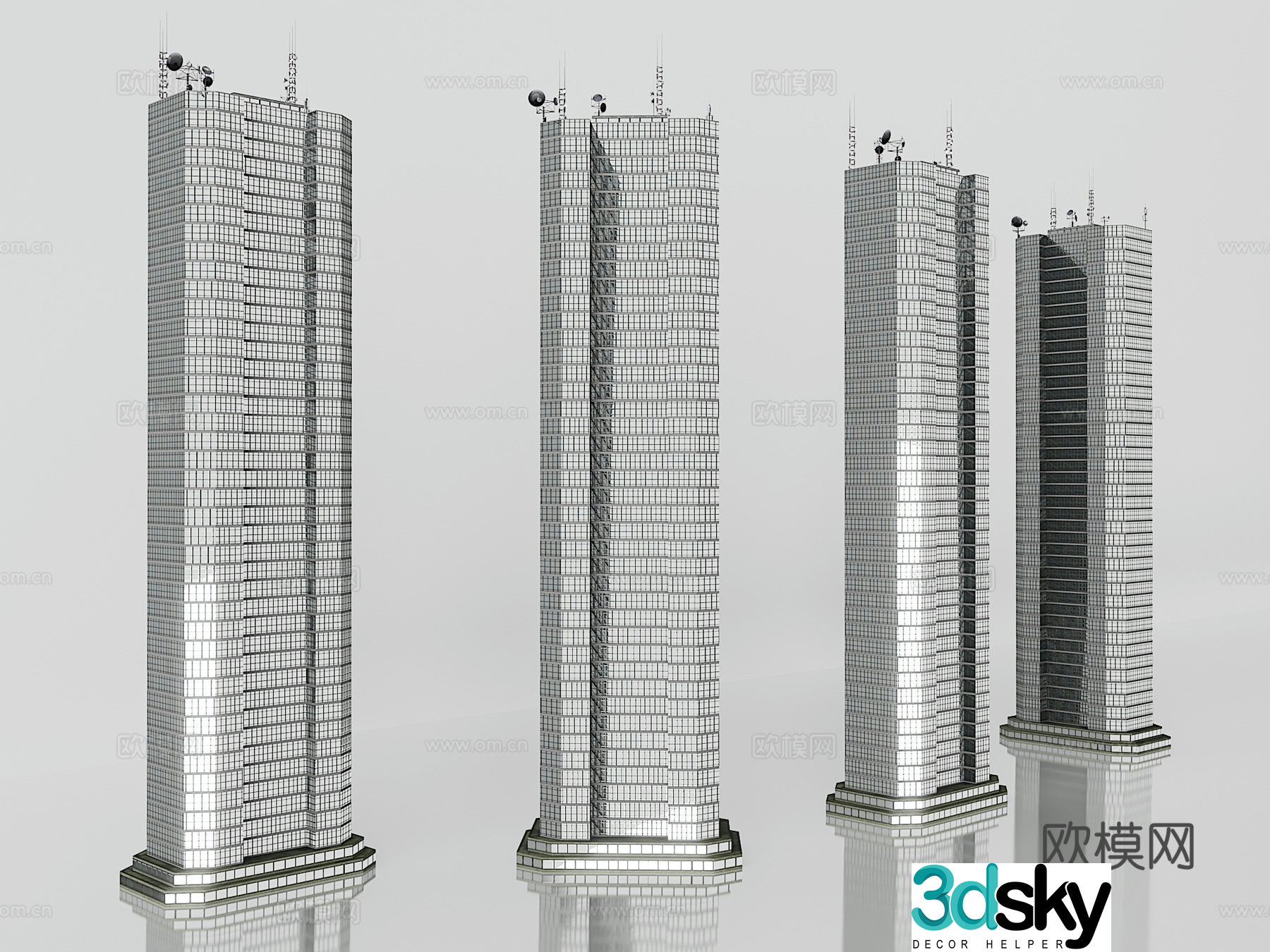 Office building 3d model