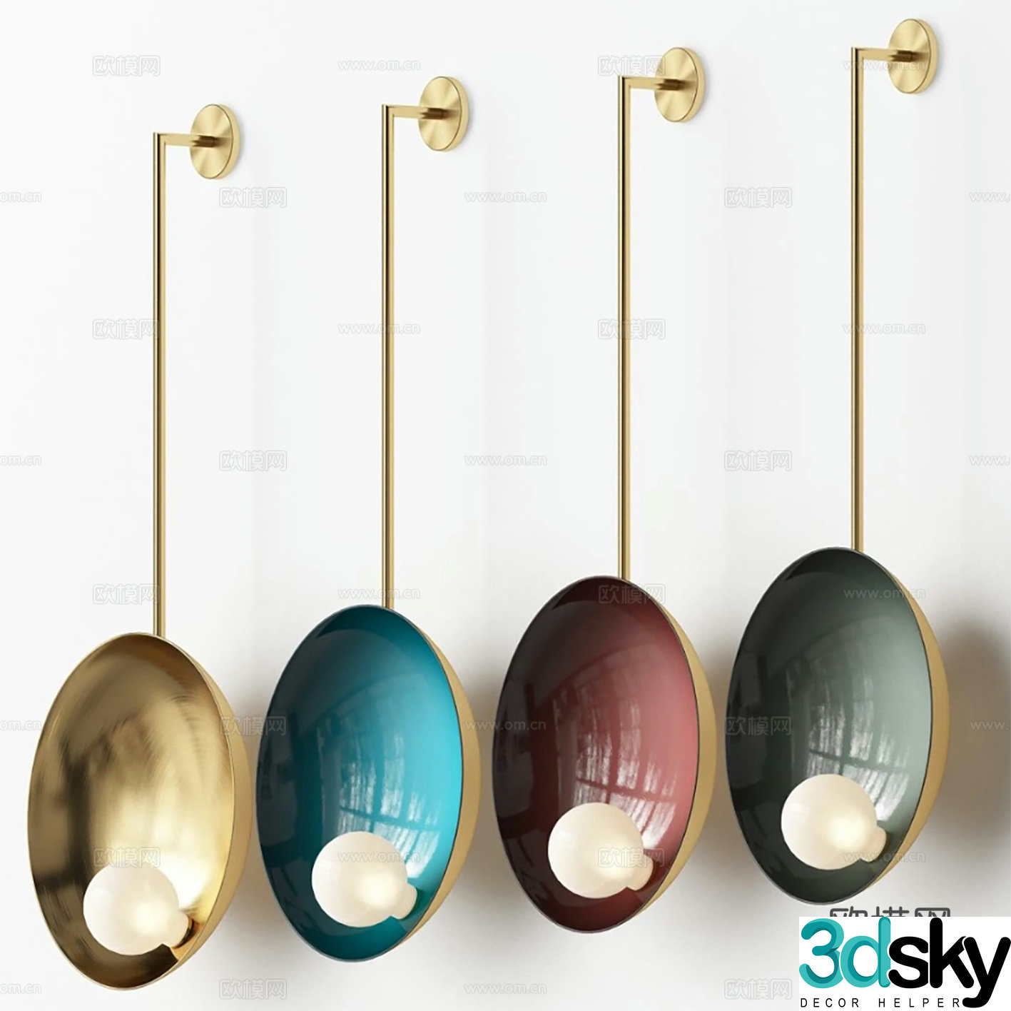 Nordic simple light luxury wall lamp wall lamp simple light luxury wall lamp restaurant wall lamp decorative wall lamp 3D model
