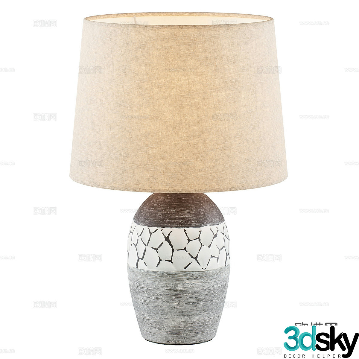 Modern simple desk lamp Table lamp Simple desk lamp Study desk lamp Lamp 3D model