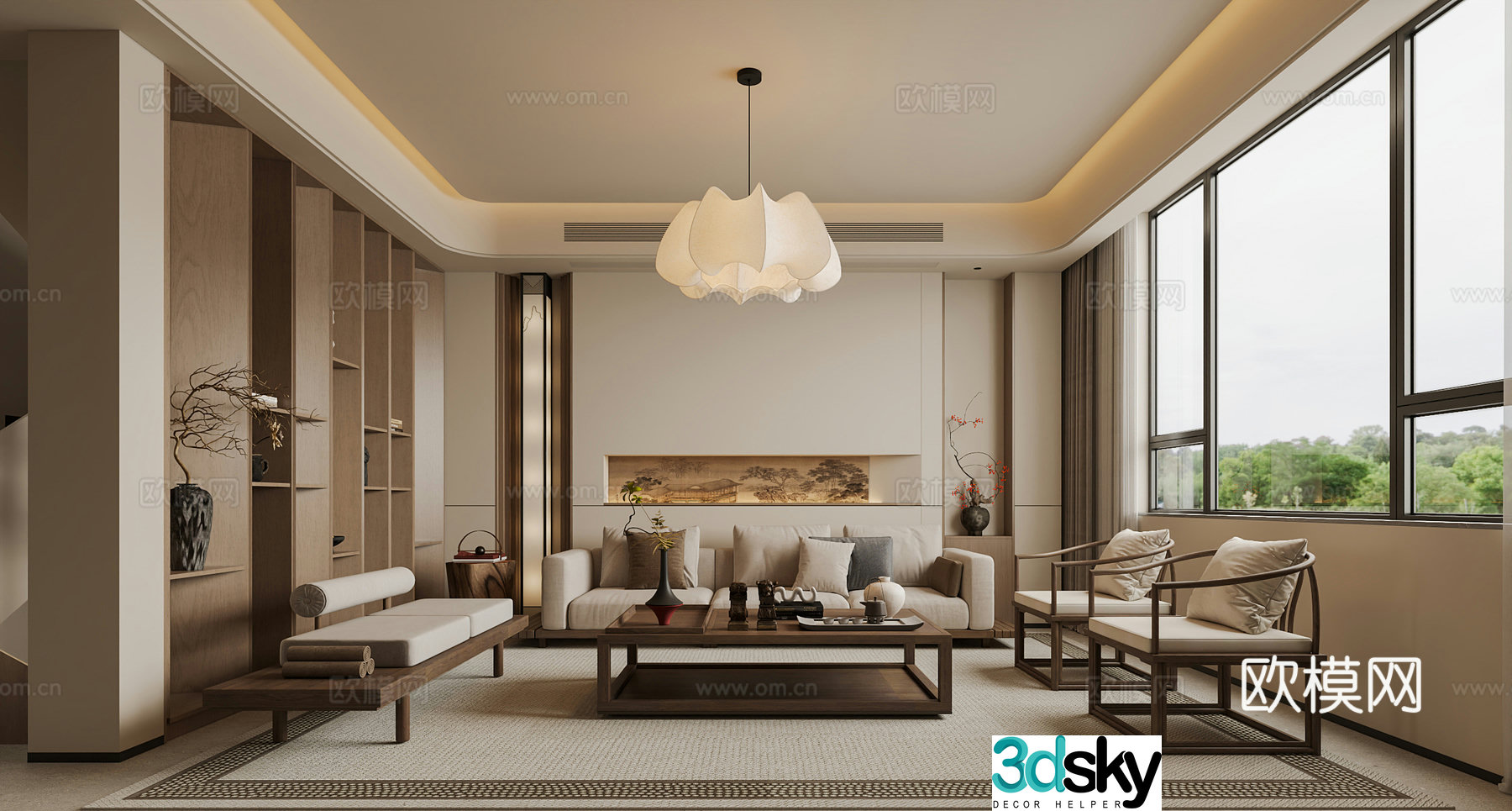 3D model of living room in Song Dynasty