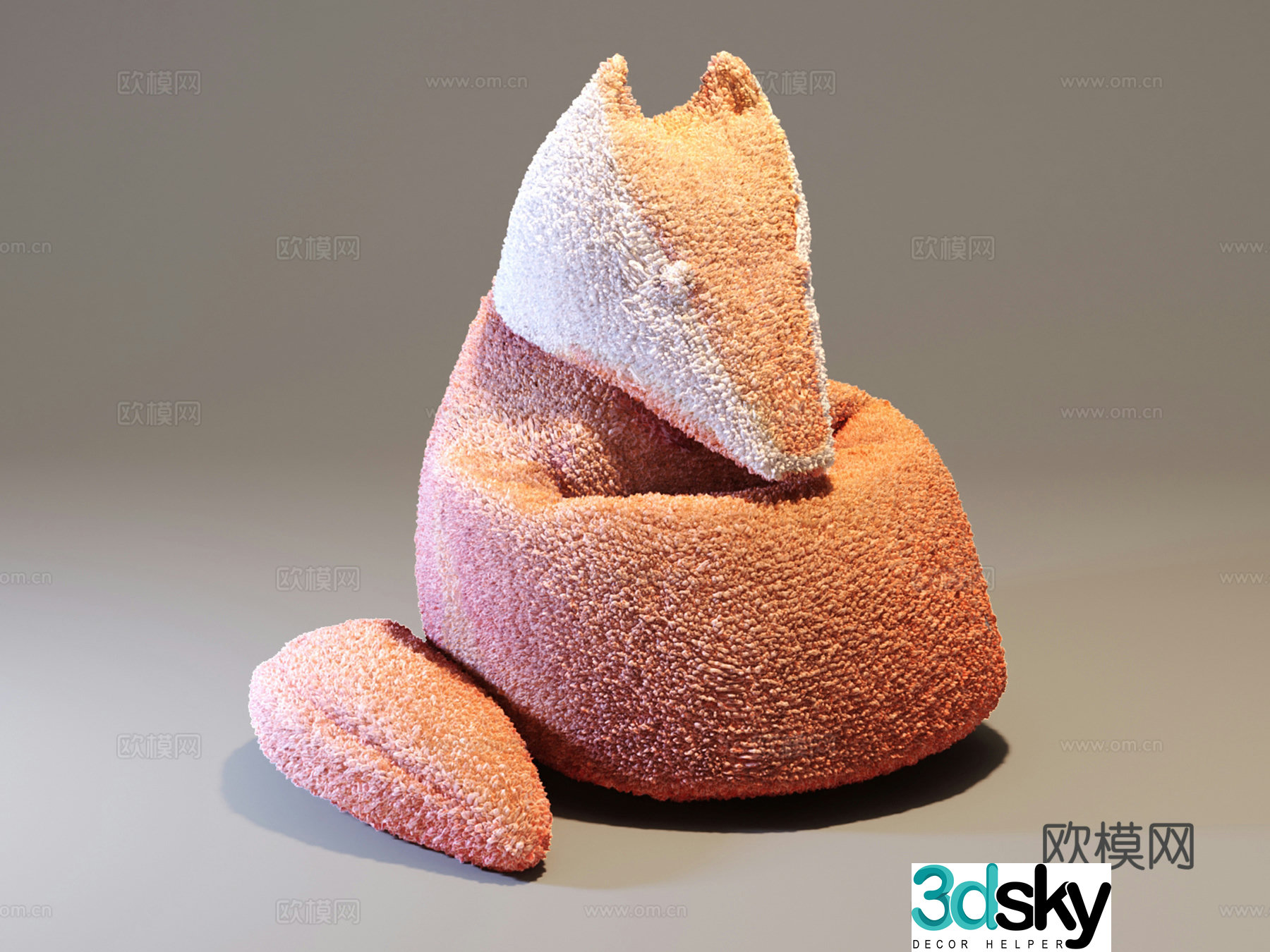 Animal sofa 3d model