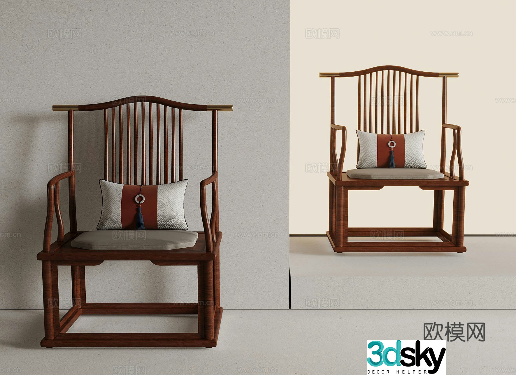 New Chinese chair 3d model