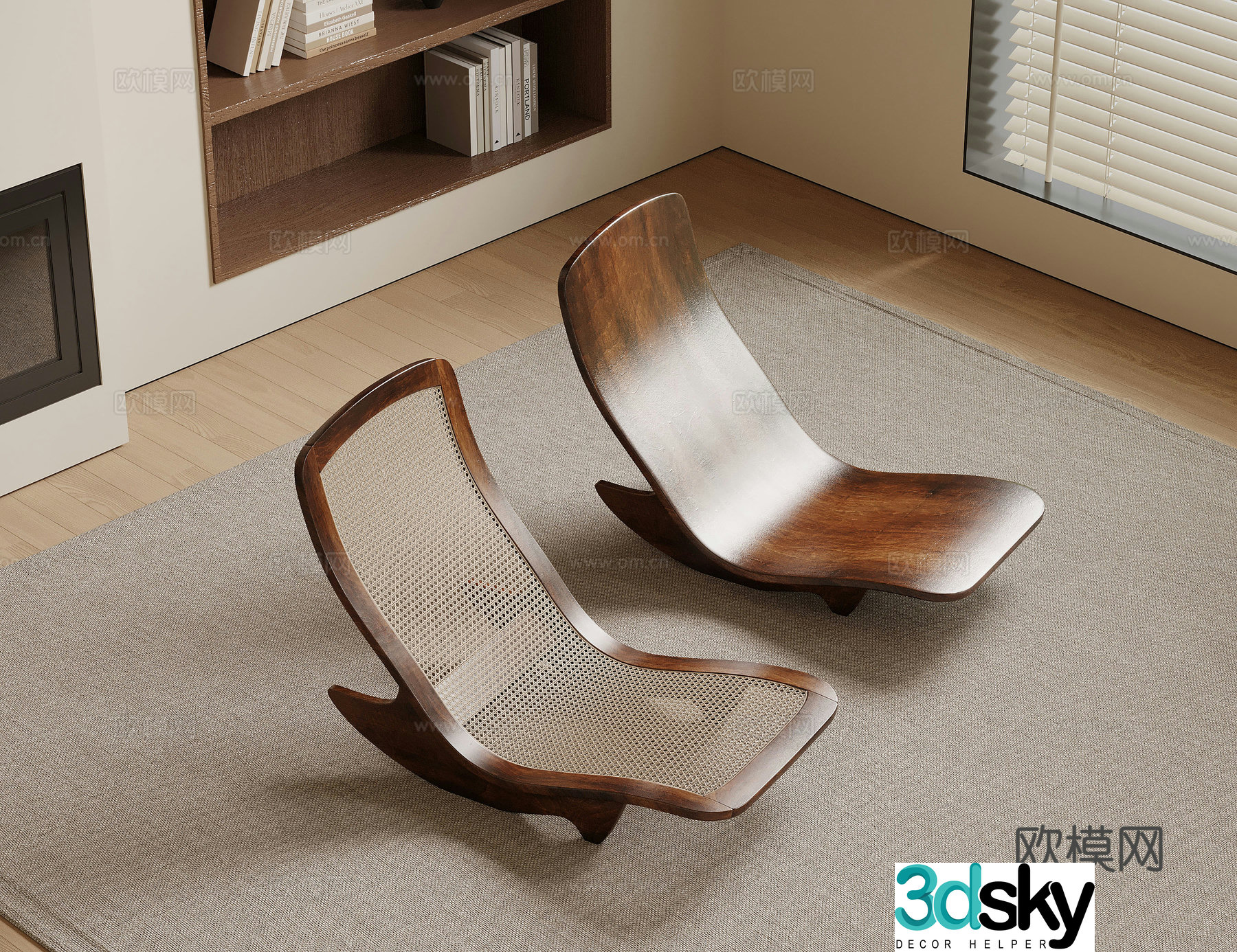 Recliner Modern Recliner 3d Model